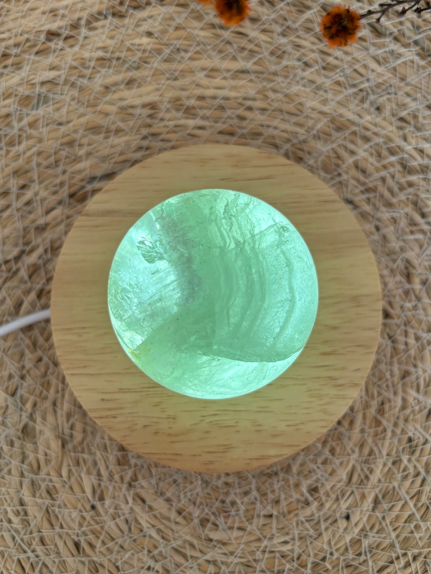 Grüne Fluorit Kugel FG28