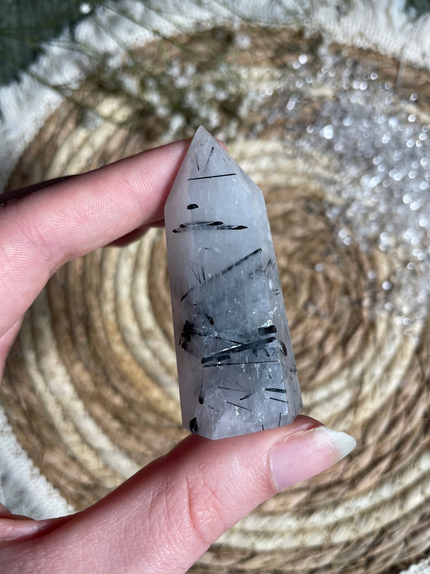 Turmalinquarz Spitze Nr. 4