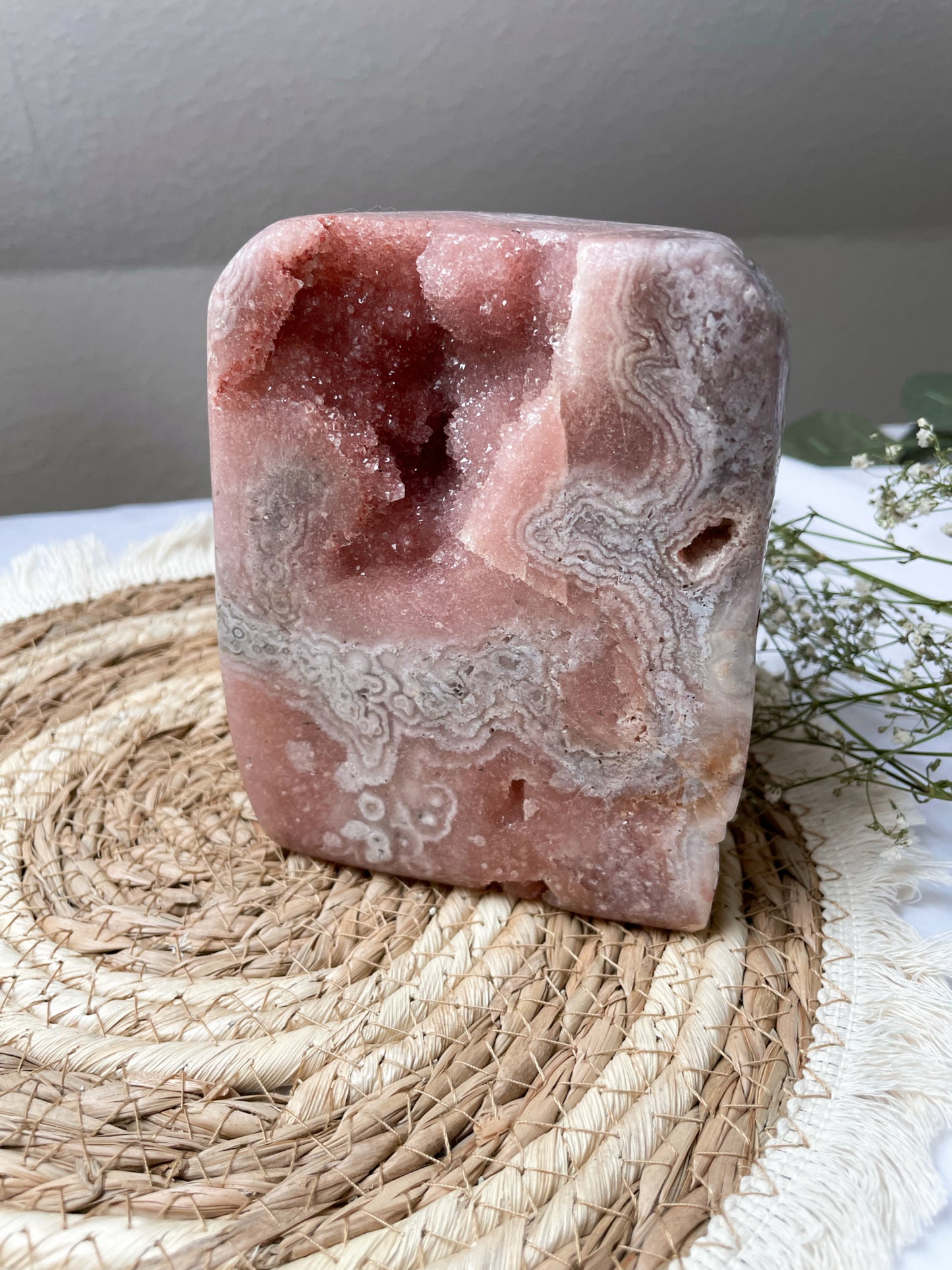 XL Pink Amethyst Freiform, Extra Qualität