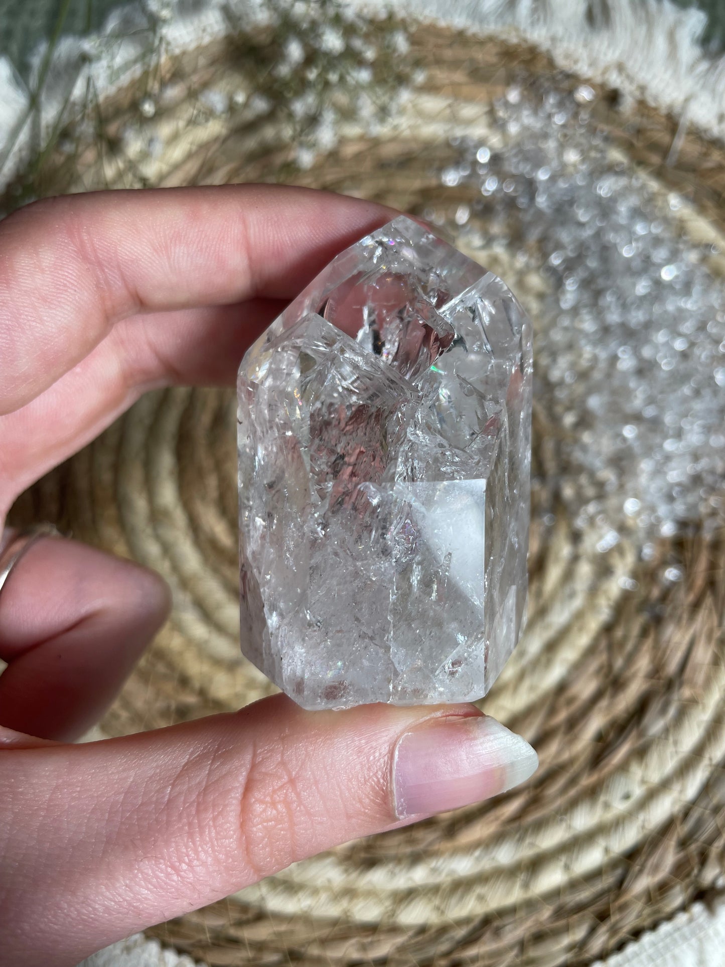 Crackle Quartz Bergkristall Nr. 5