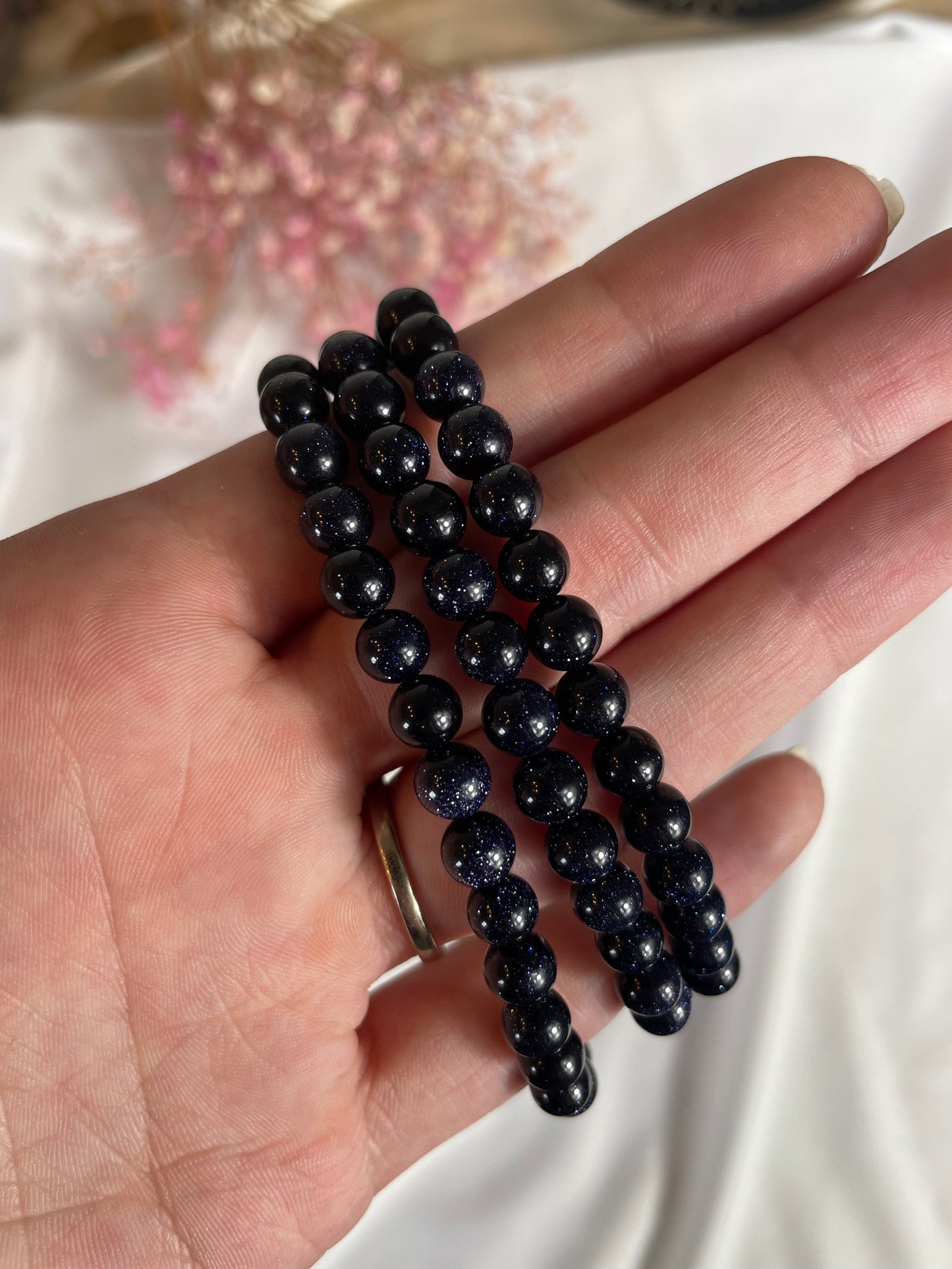 Blaufluss Armband 6mm