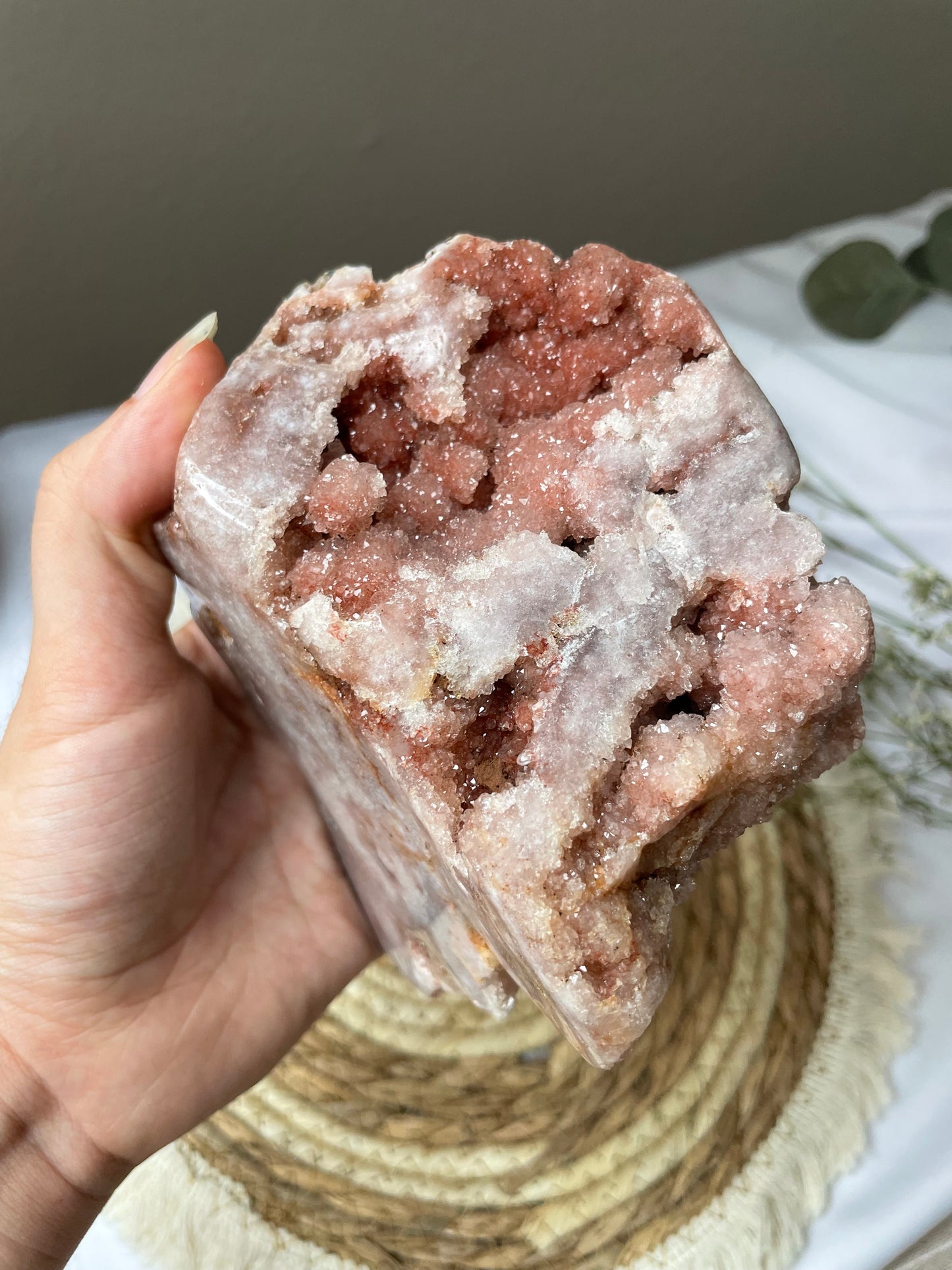 XL Pink Amethyst Freiform, Extra Qualität