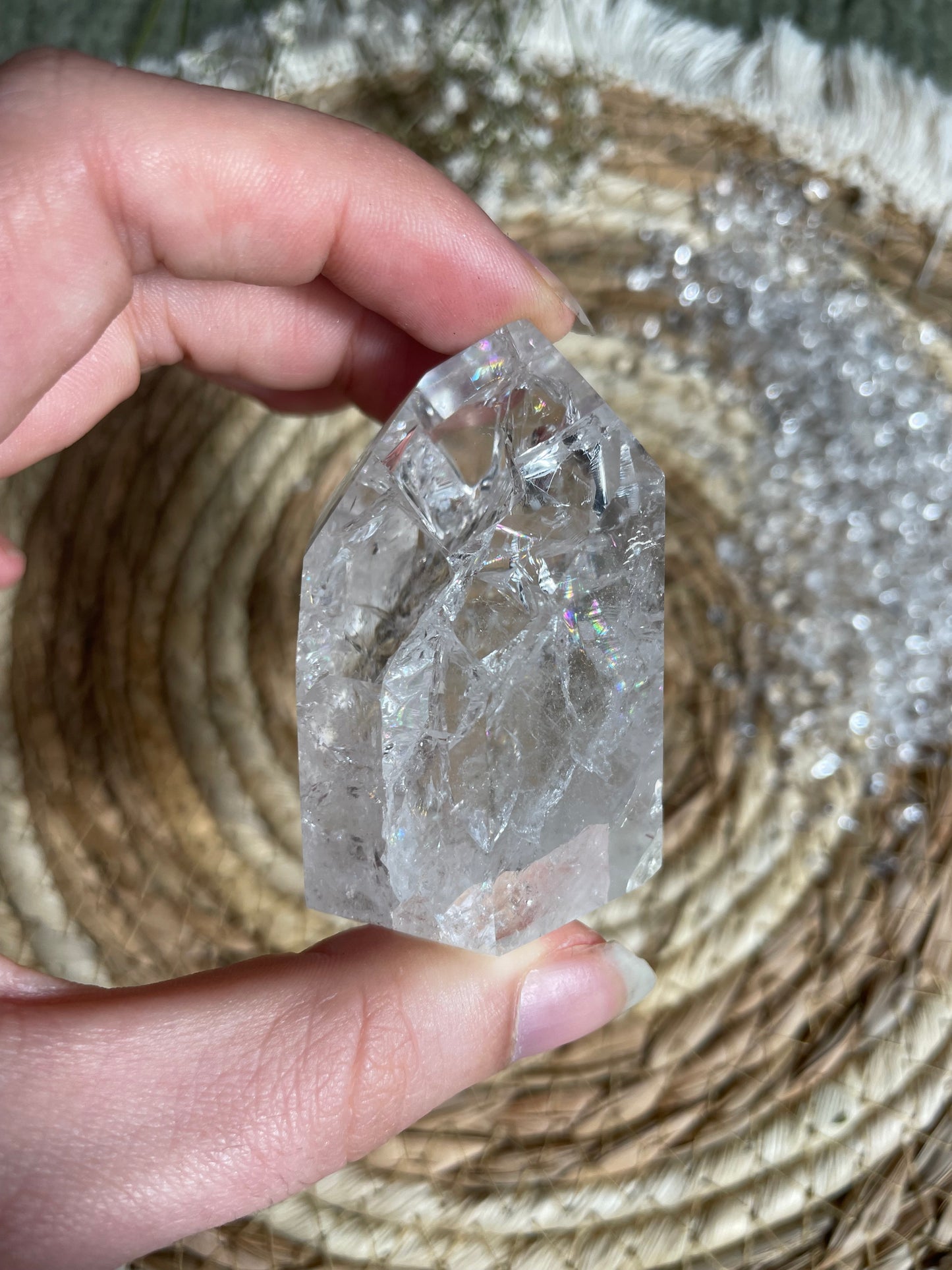 Crackle Quartz Bergkristall Nr. 5