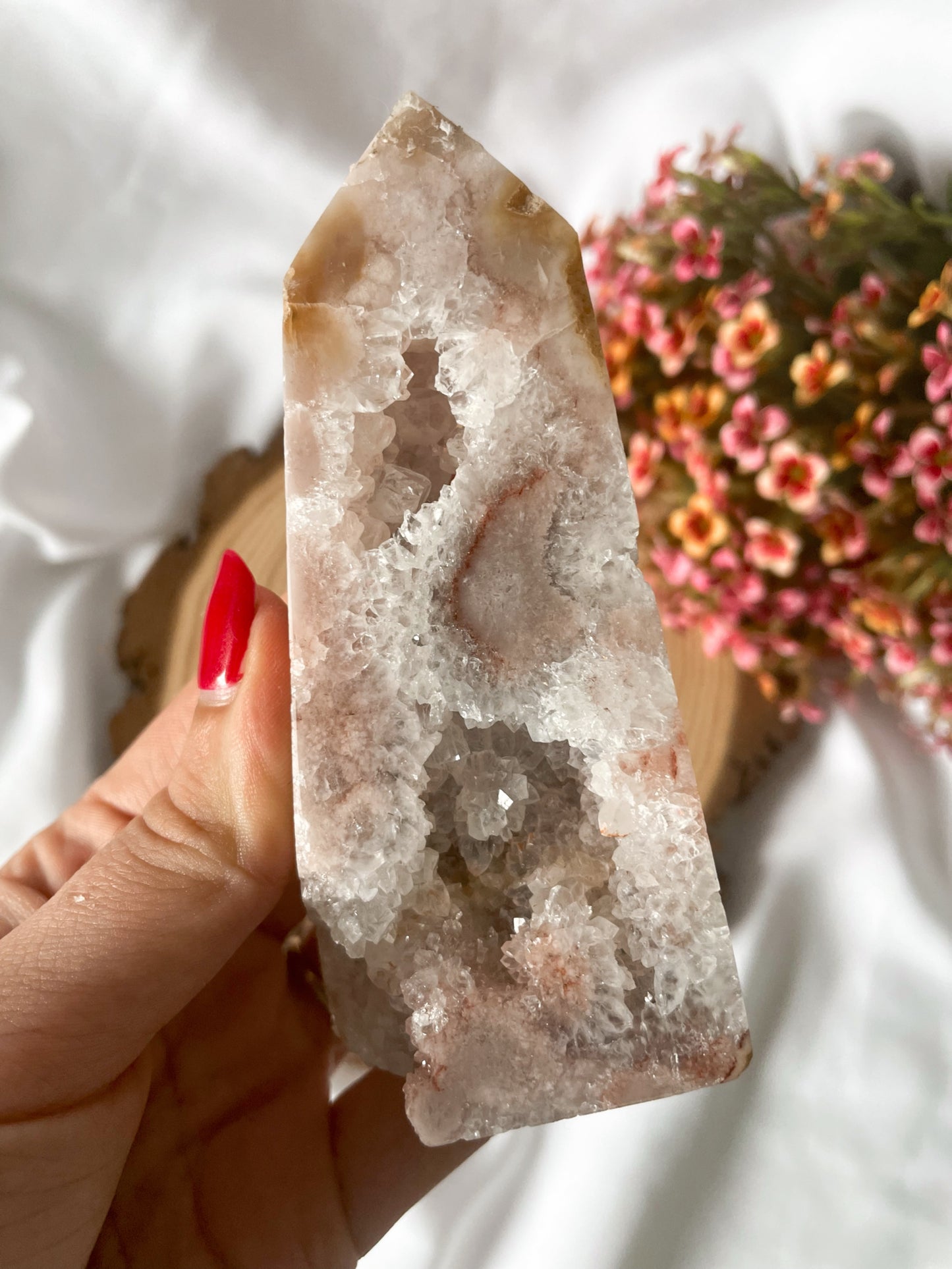 Pink Amethyst Turm Nr. 14
