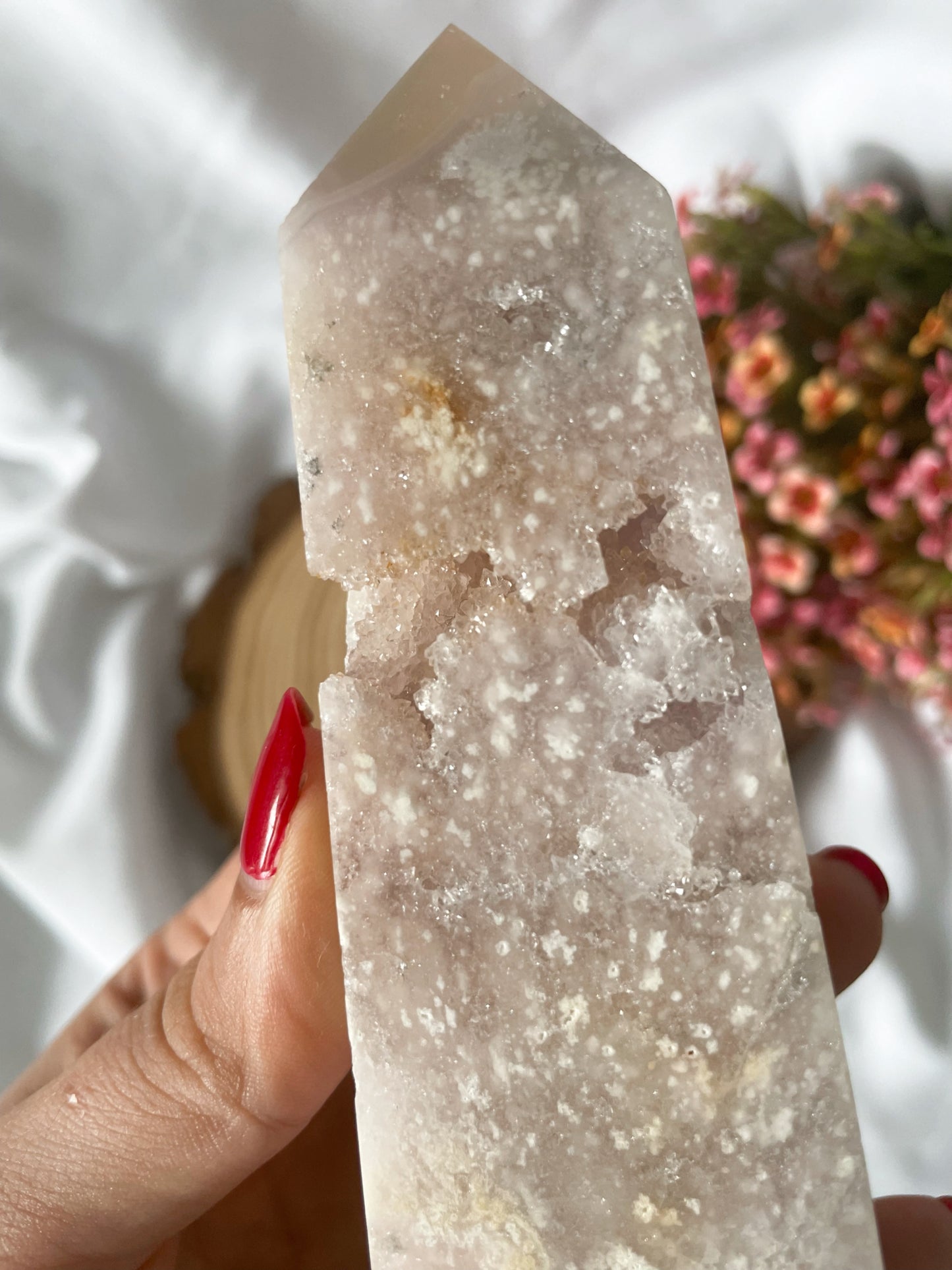 Pink Amethyst Turm Nr. 6