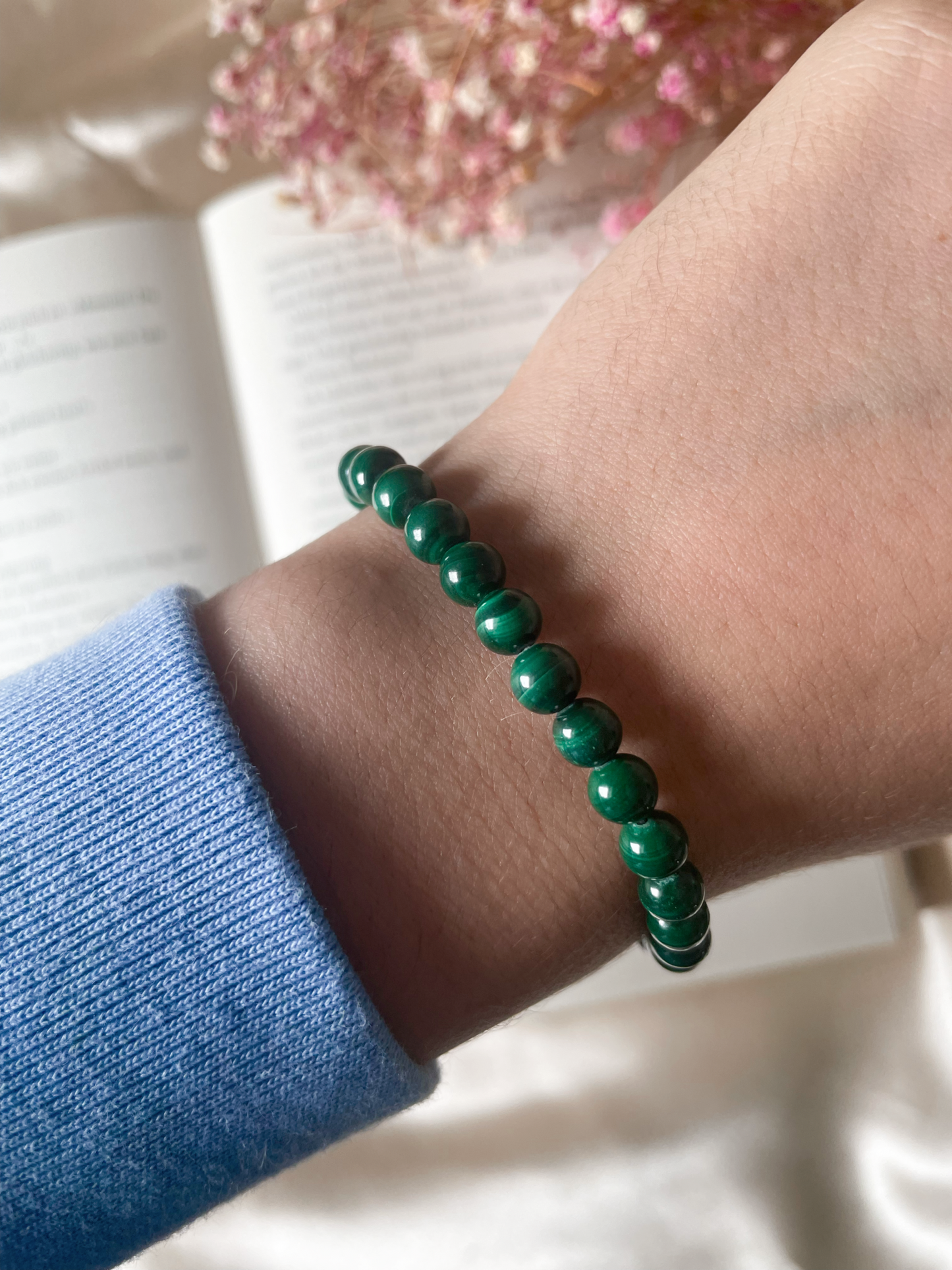 Malachit Kugelarmband 6mm