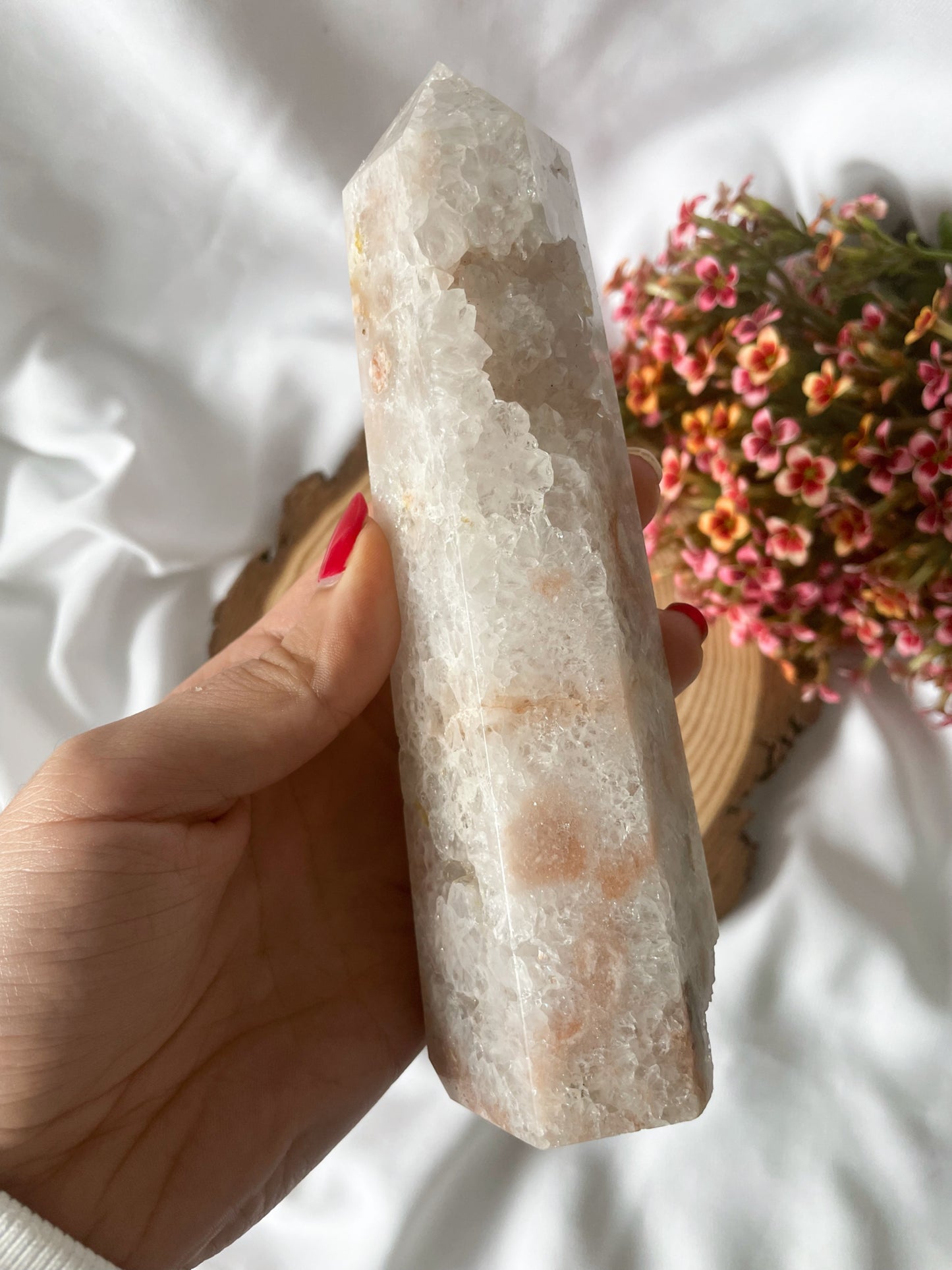 Pink Amethyst Turm Nr. 4