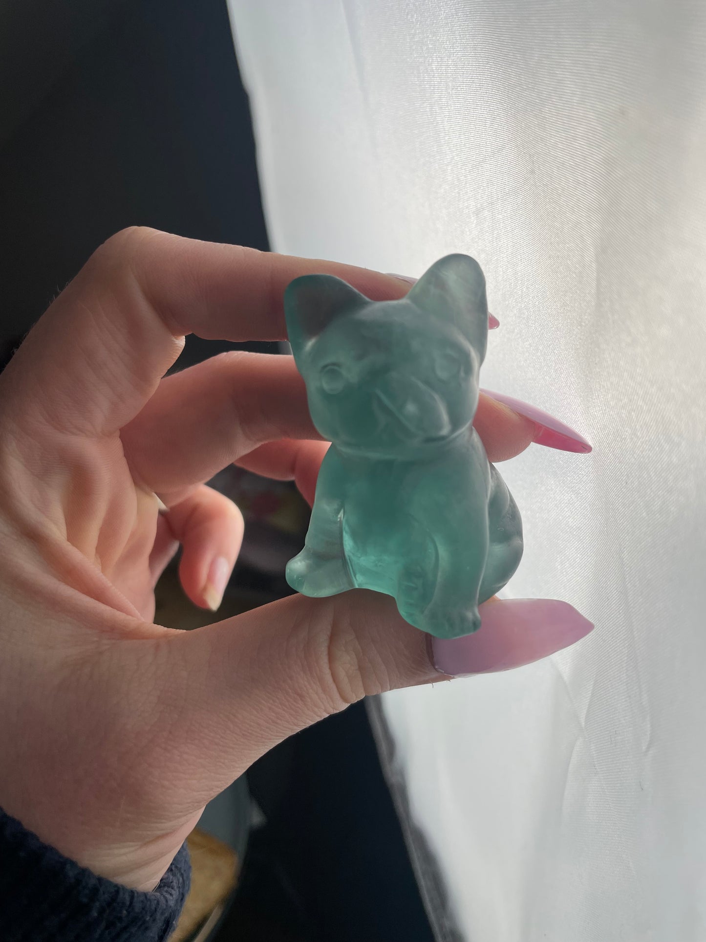 Grüner Fluorit Hund GF20