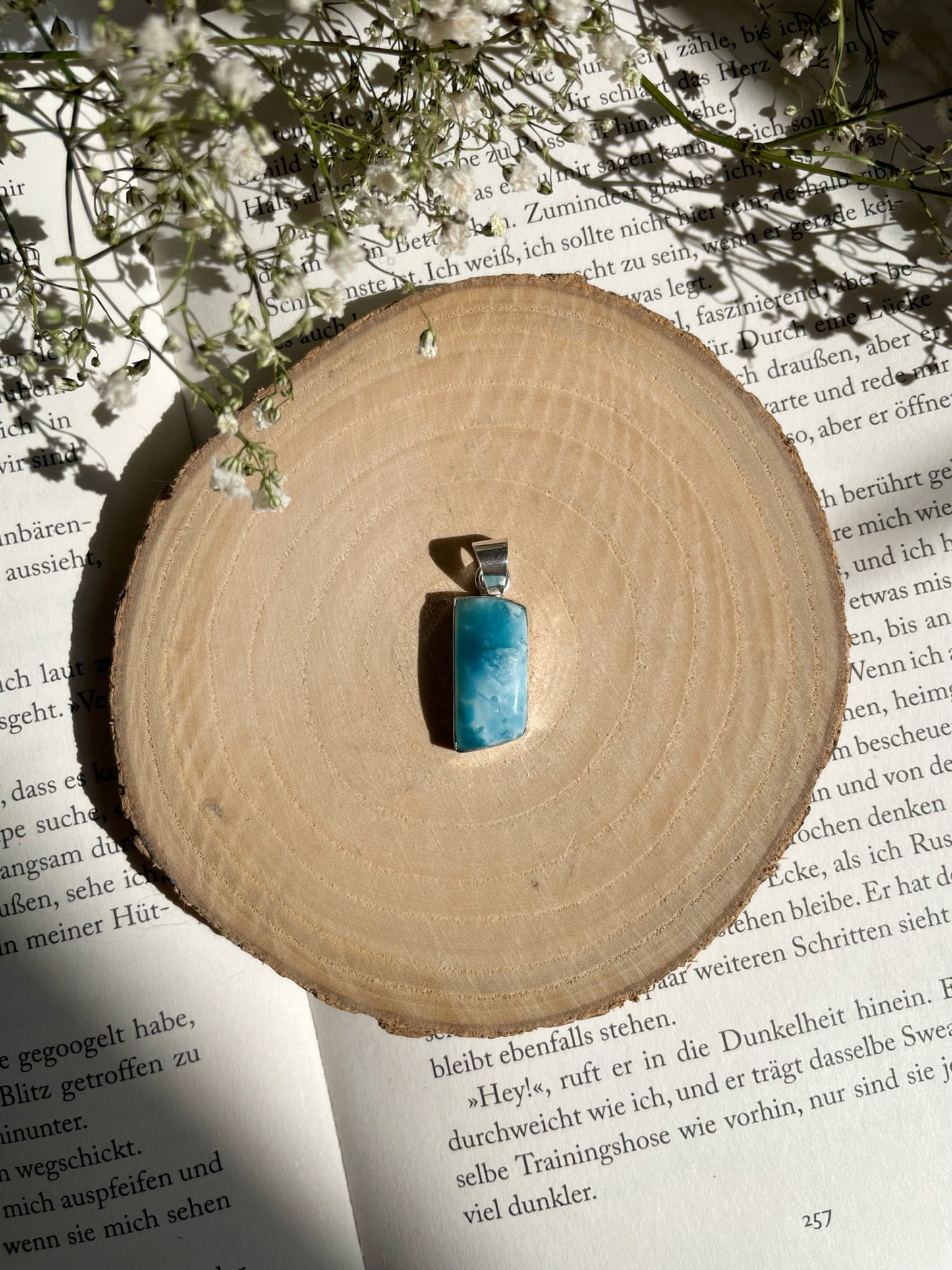 Larimar Anhänger Nr. 6