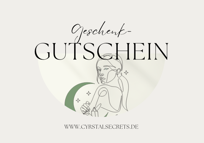 Geschenkgutschein für Crystal Secrets
