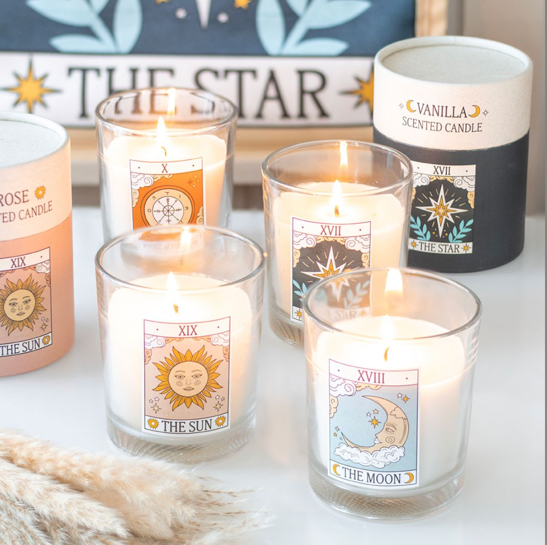 Kerze "The Star" - Blaubeere