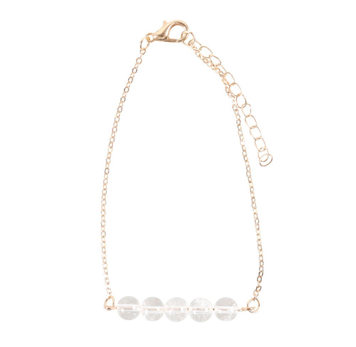 Bergkristall Armband - größenverstellbar