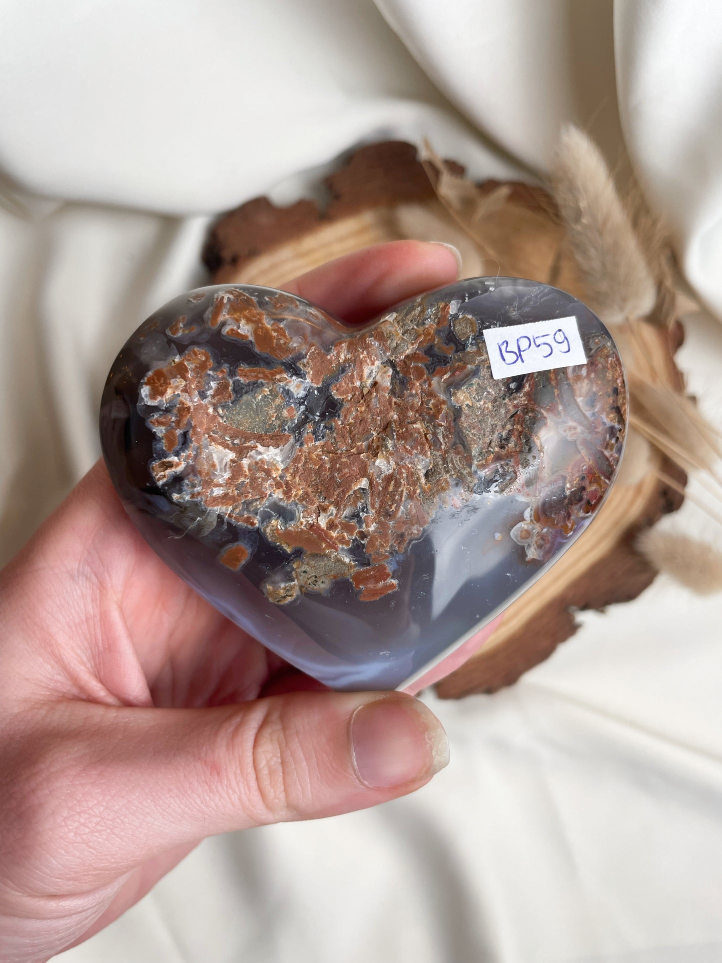 Druzy Achat Herz BP59
