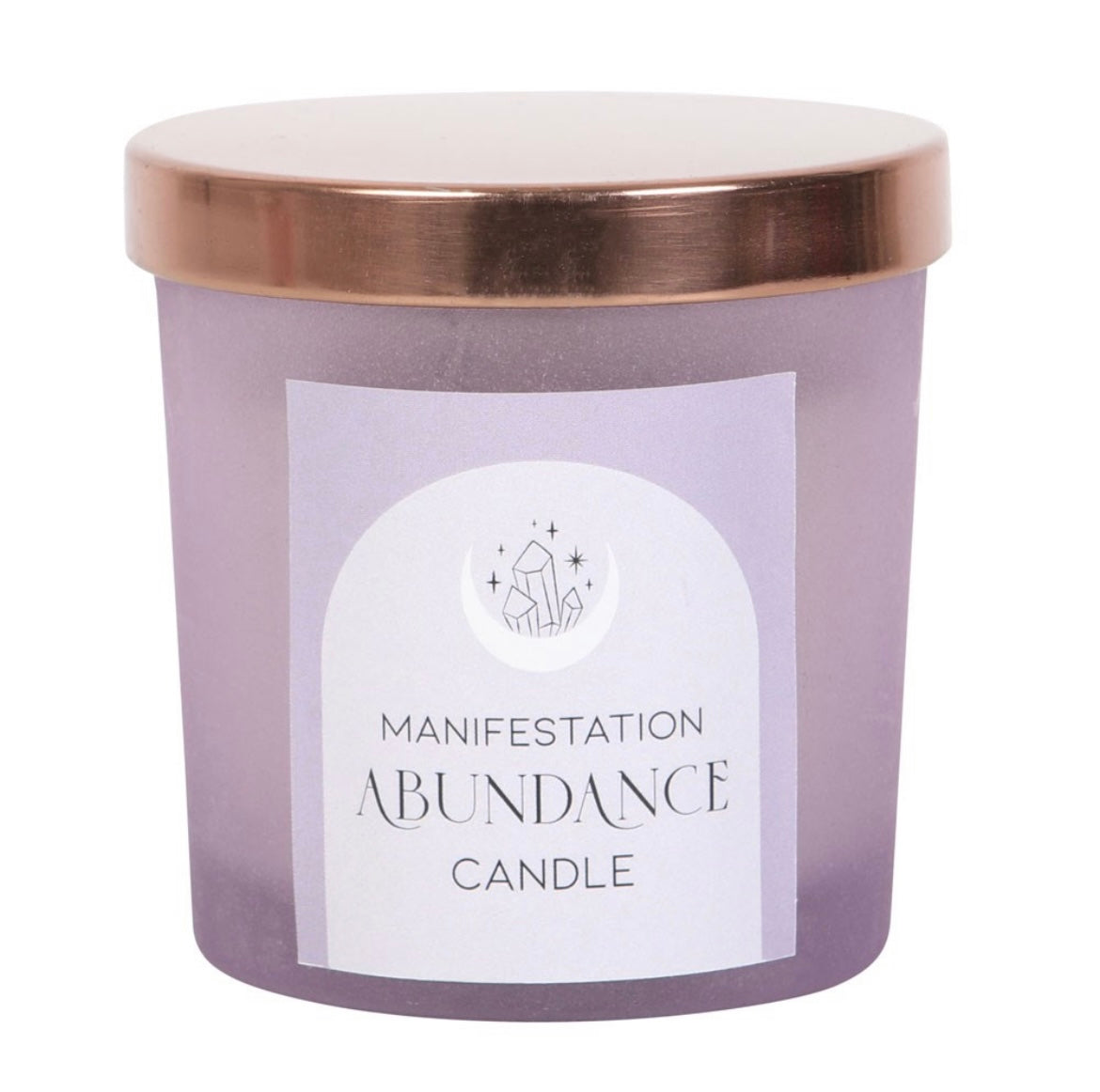 Kerze „Abundance“ - Lavendel mit Amethystchips