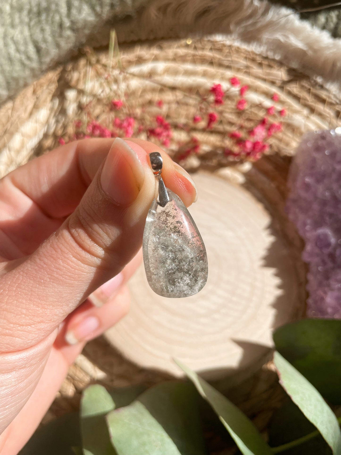 Gartenquarz Anhänger