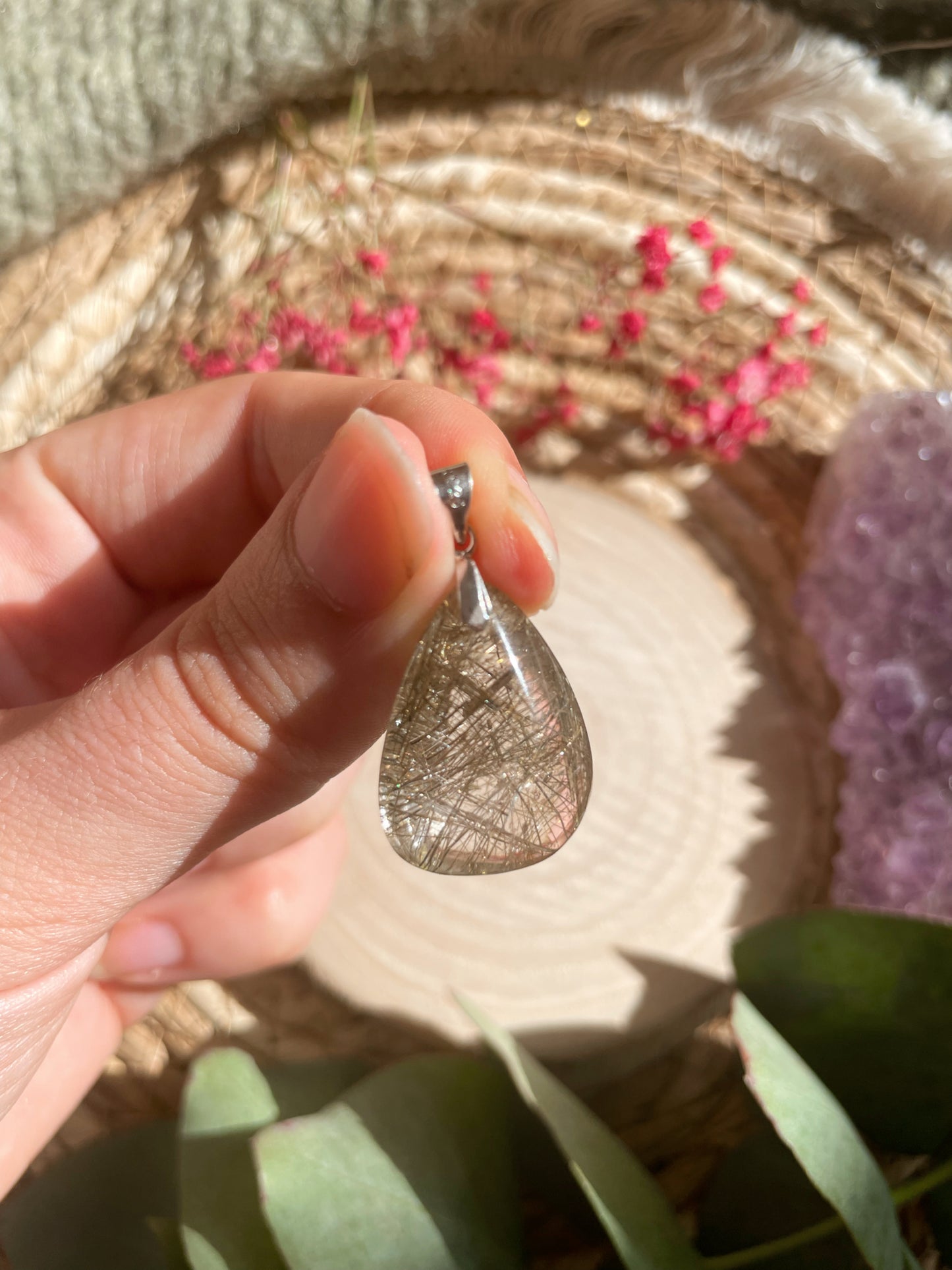 Rutilquarz Anhänger Nr. 2