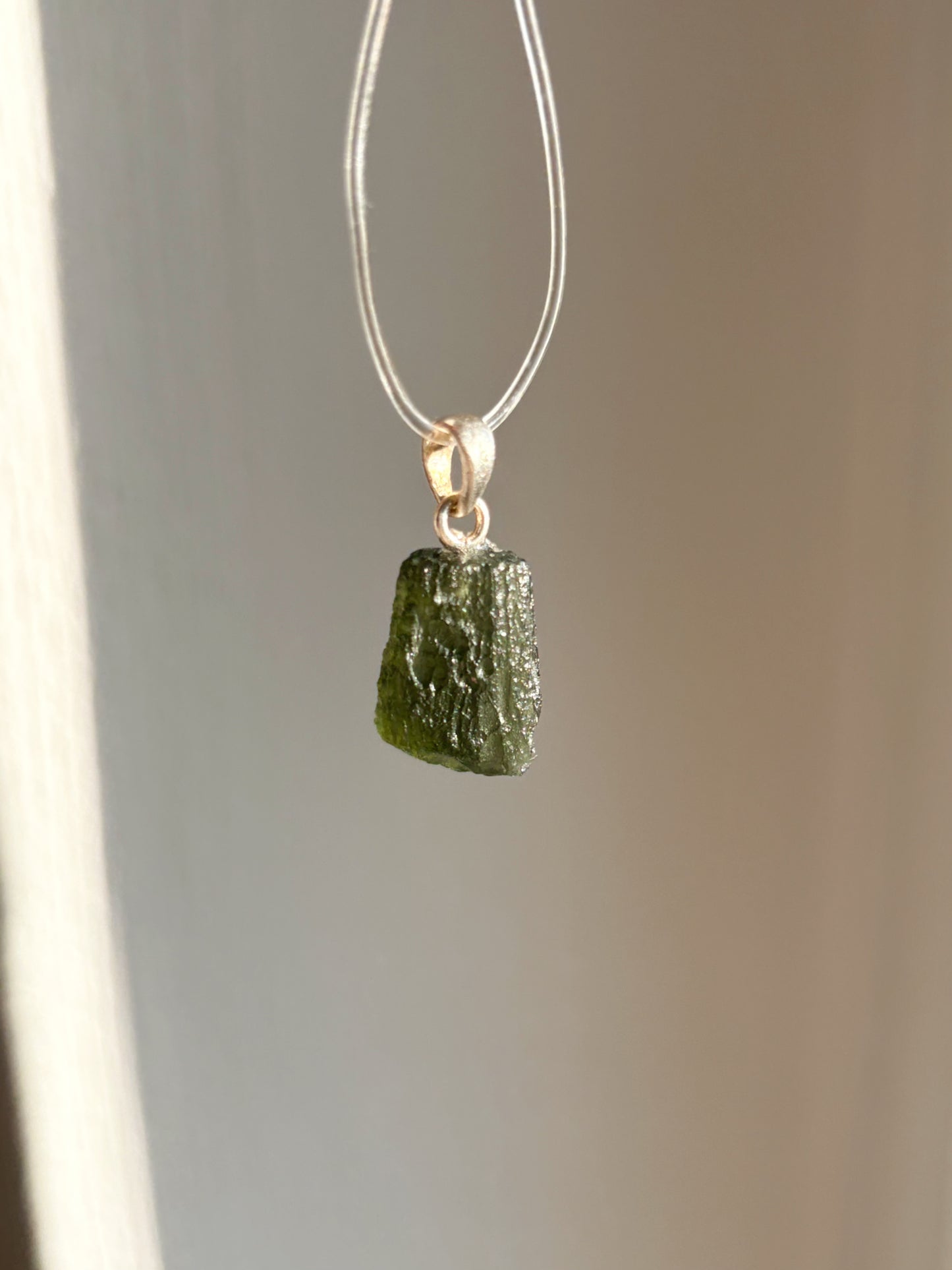 Moldavit Anhänger Nr. 4