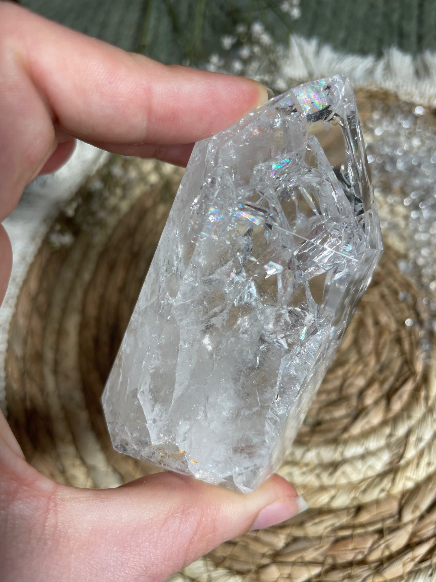Crackle Quartz Bergkristall Nr. 6