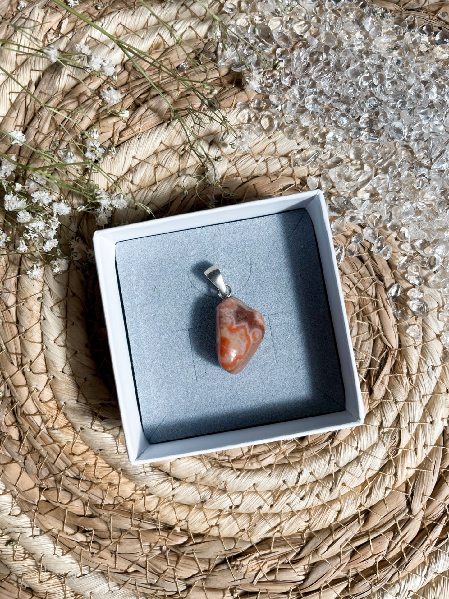 Old Stock Ozean Jaspis Kettenanhänger Nr. 12