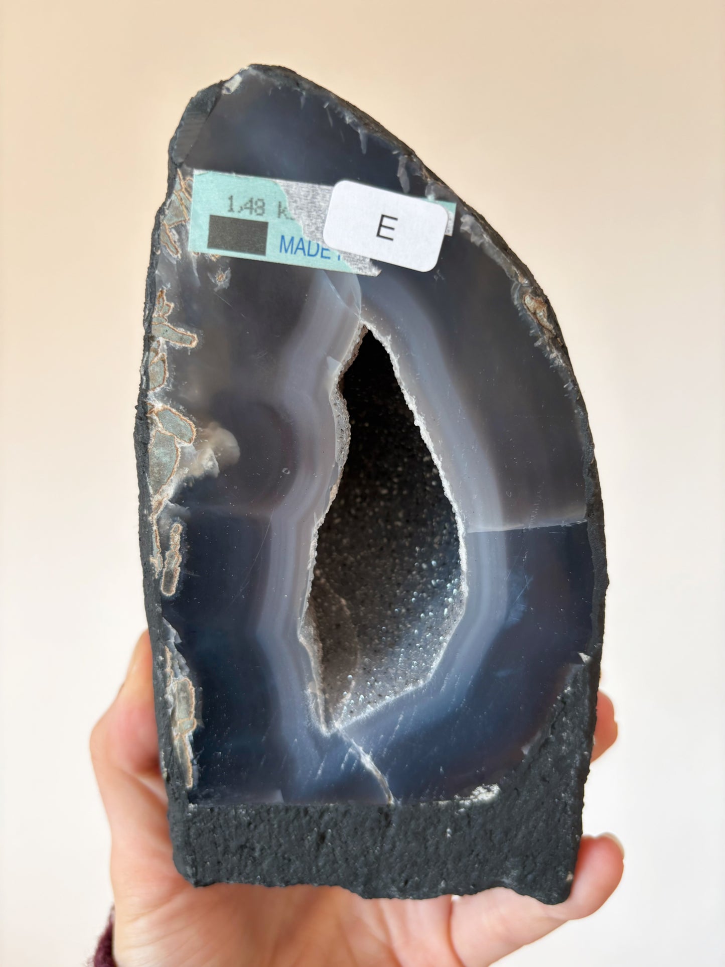 Amethyst x Achat Kathedrale, 1,48kg