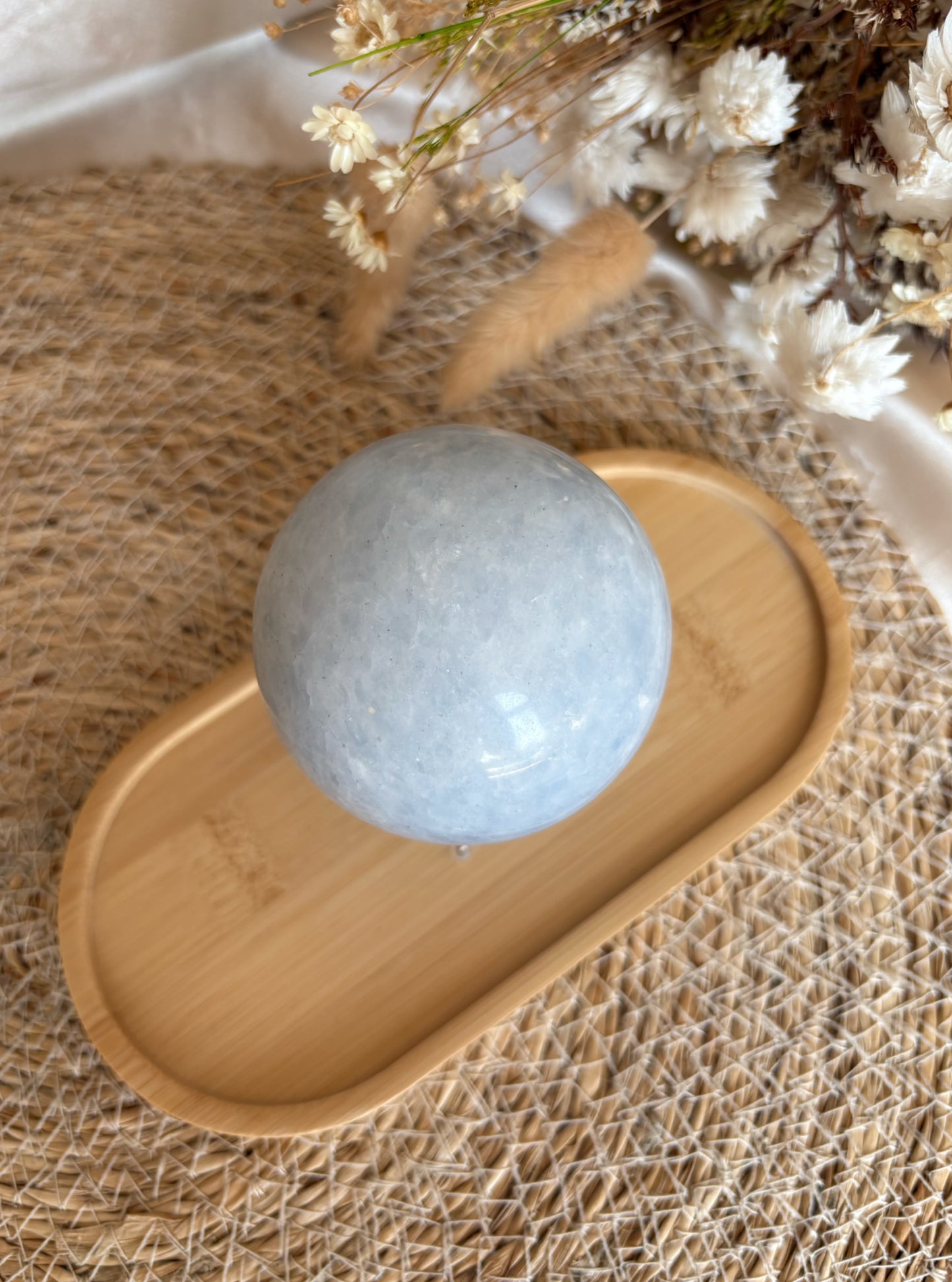 Blaue Calcit Kugel Nr. 4