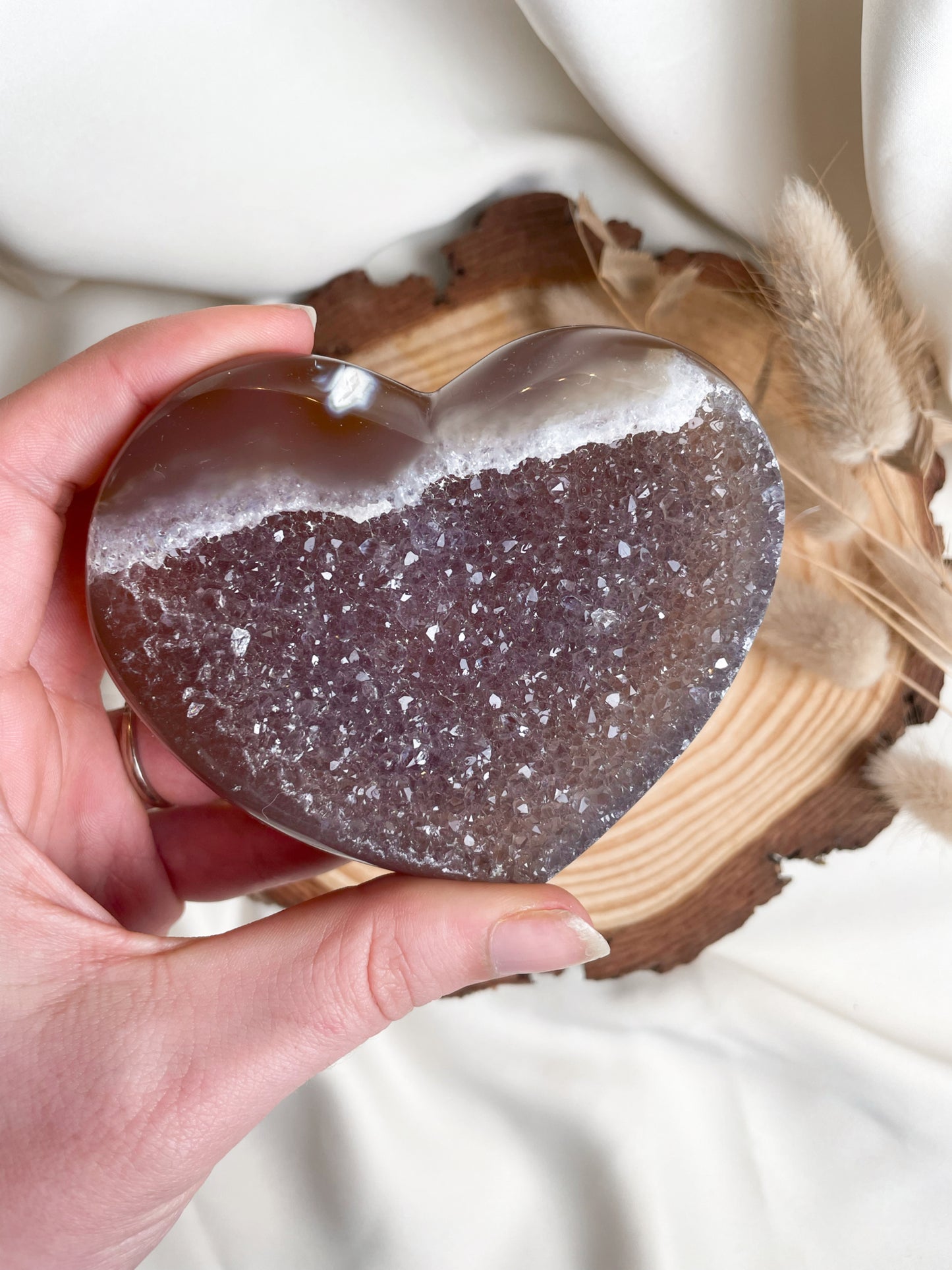 Druzy Achat Herz BP61
