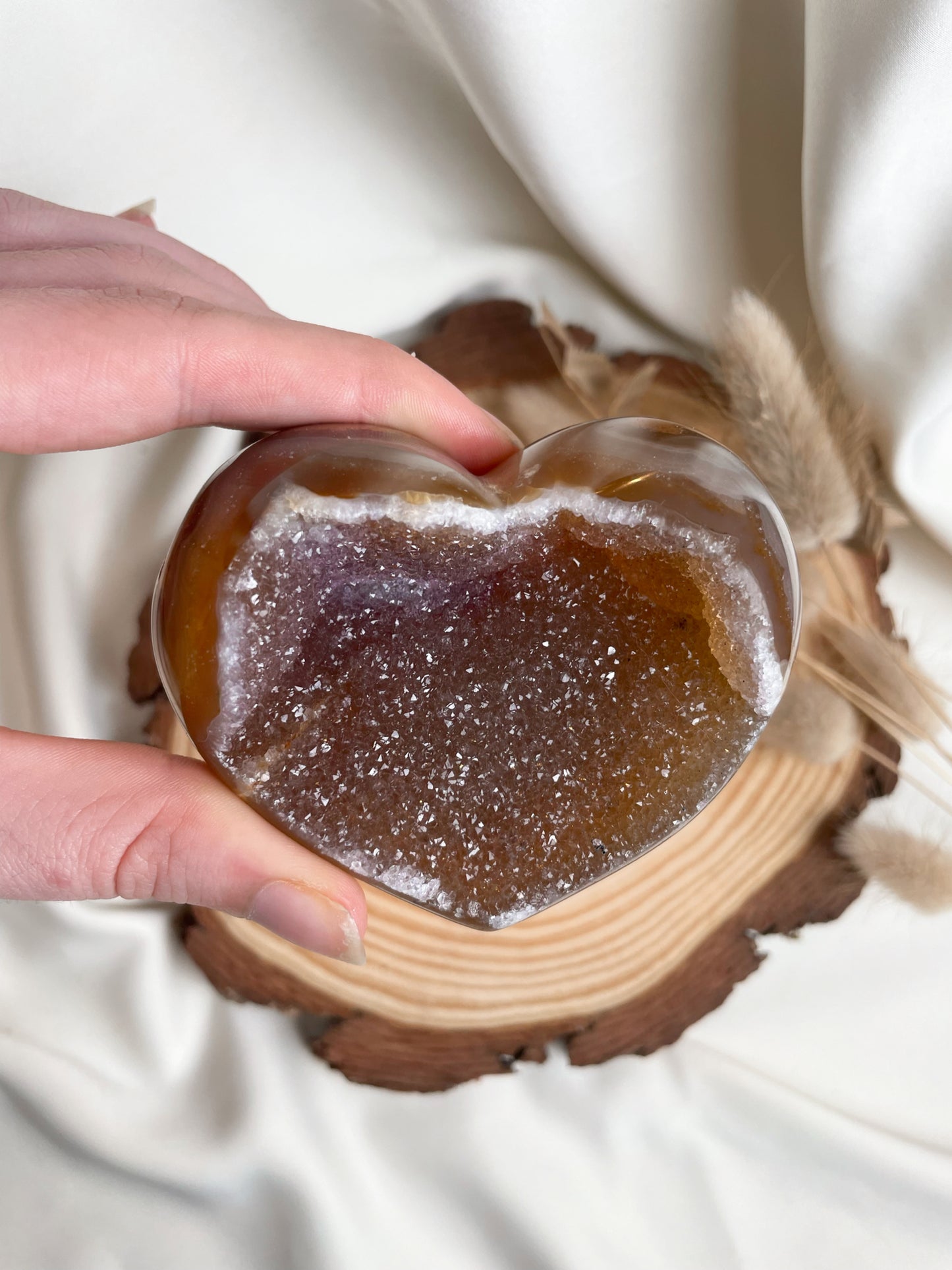 Druzy Achat Herz BP58