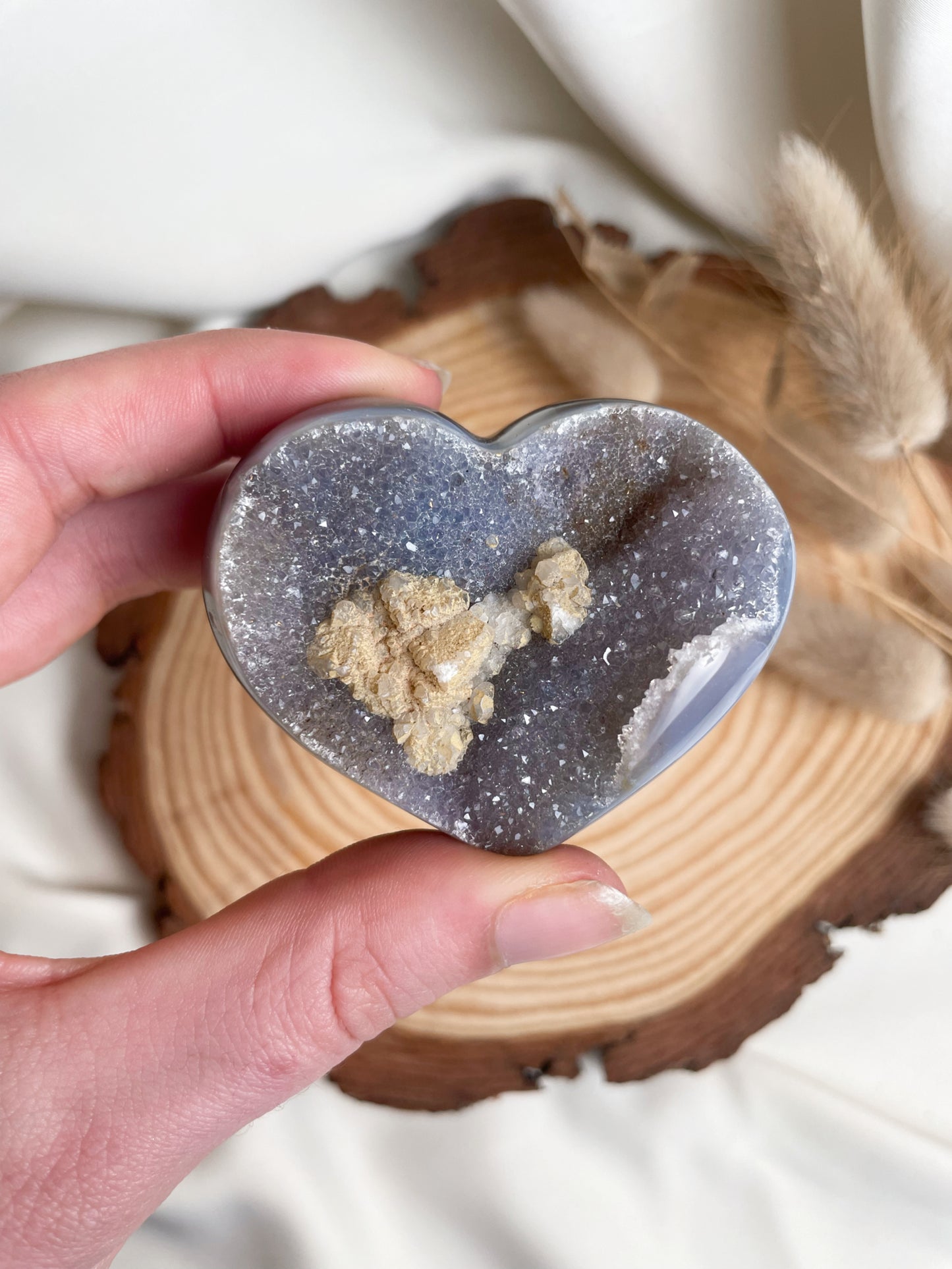 Druzy Achat Herz AH18,50