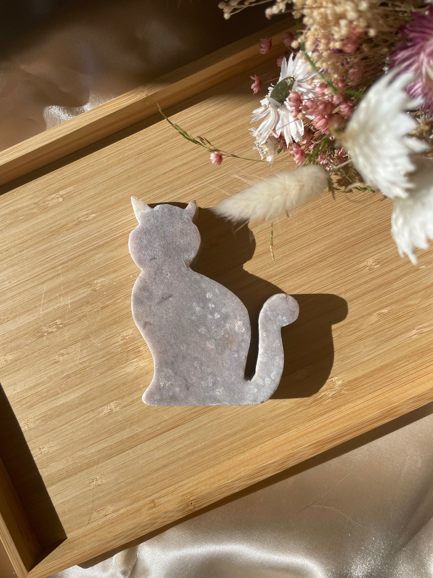 Pink Amethyst Katze Nr. 5