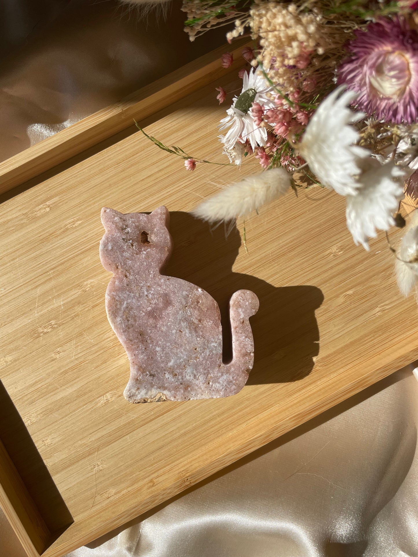 Pink Amethyst Katze Nr. 6