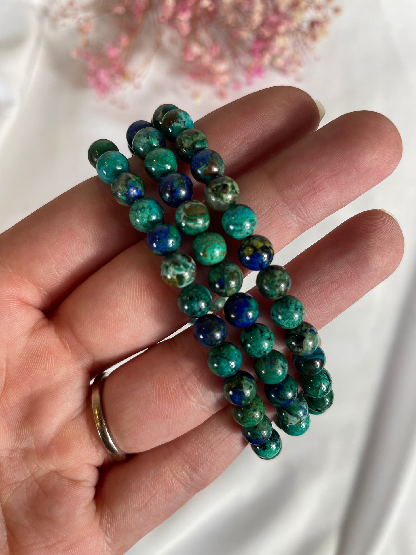 Azurit Malachit Armband
