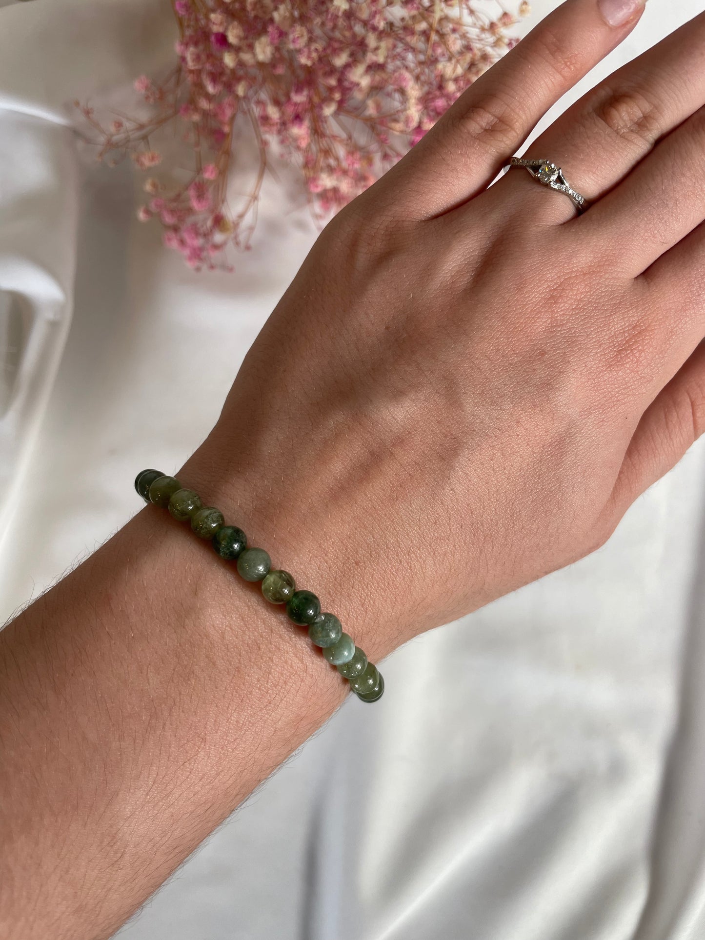 Apatit grün Armband