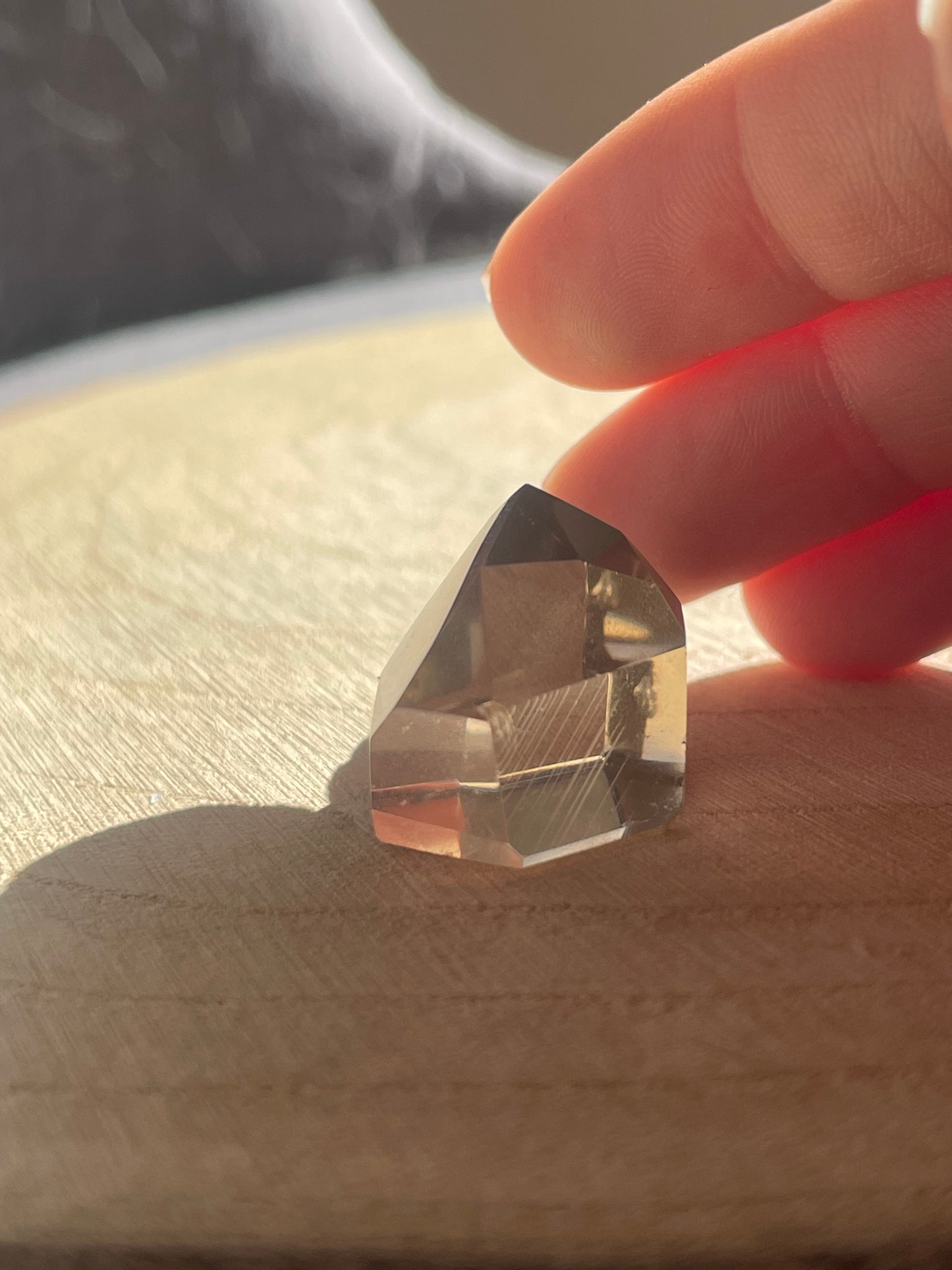 Mini Citrin Spitze mit Phantom D7