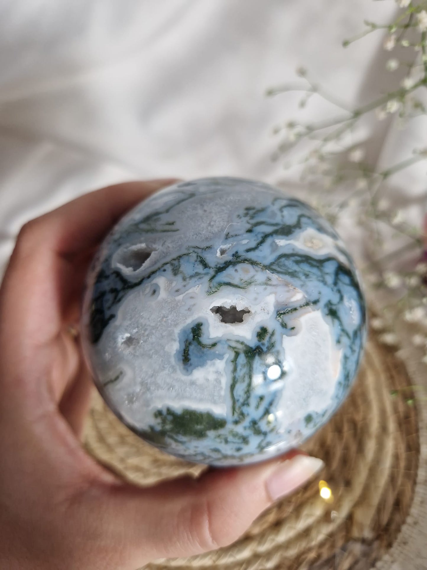 Moosachat Kugel Nr. 3