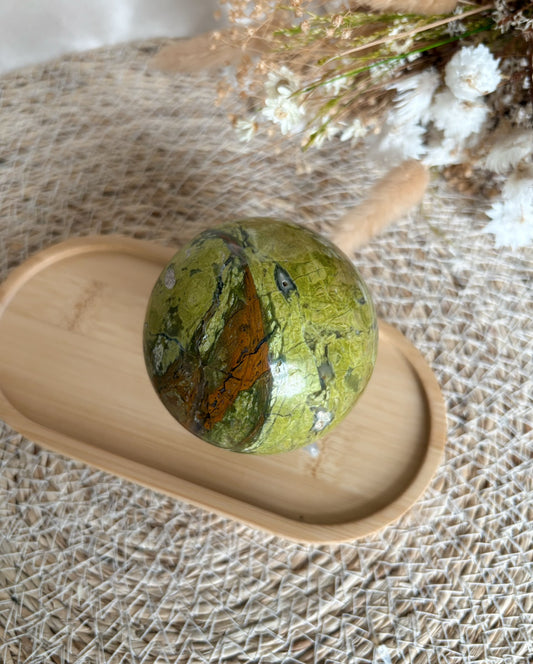 Grüne Opal Kugel Nr. 2