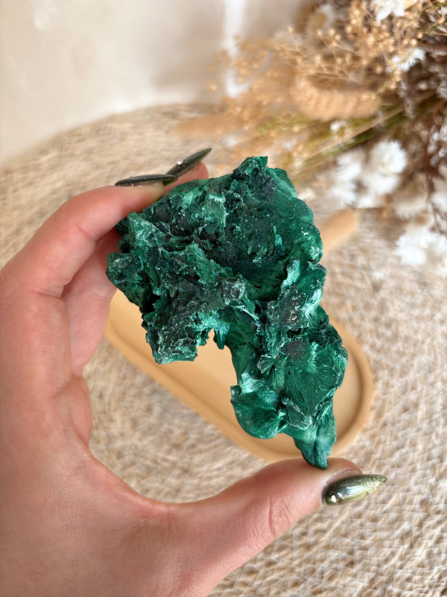 Velvet Malachit Cluster