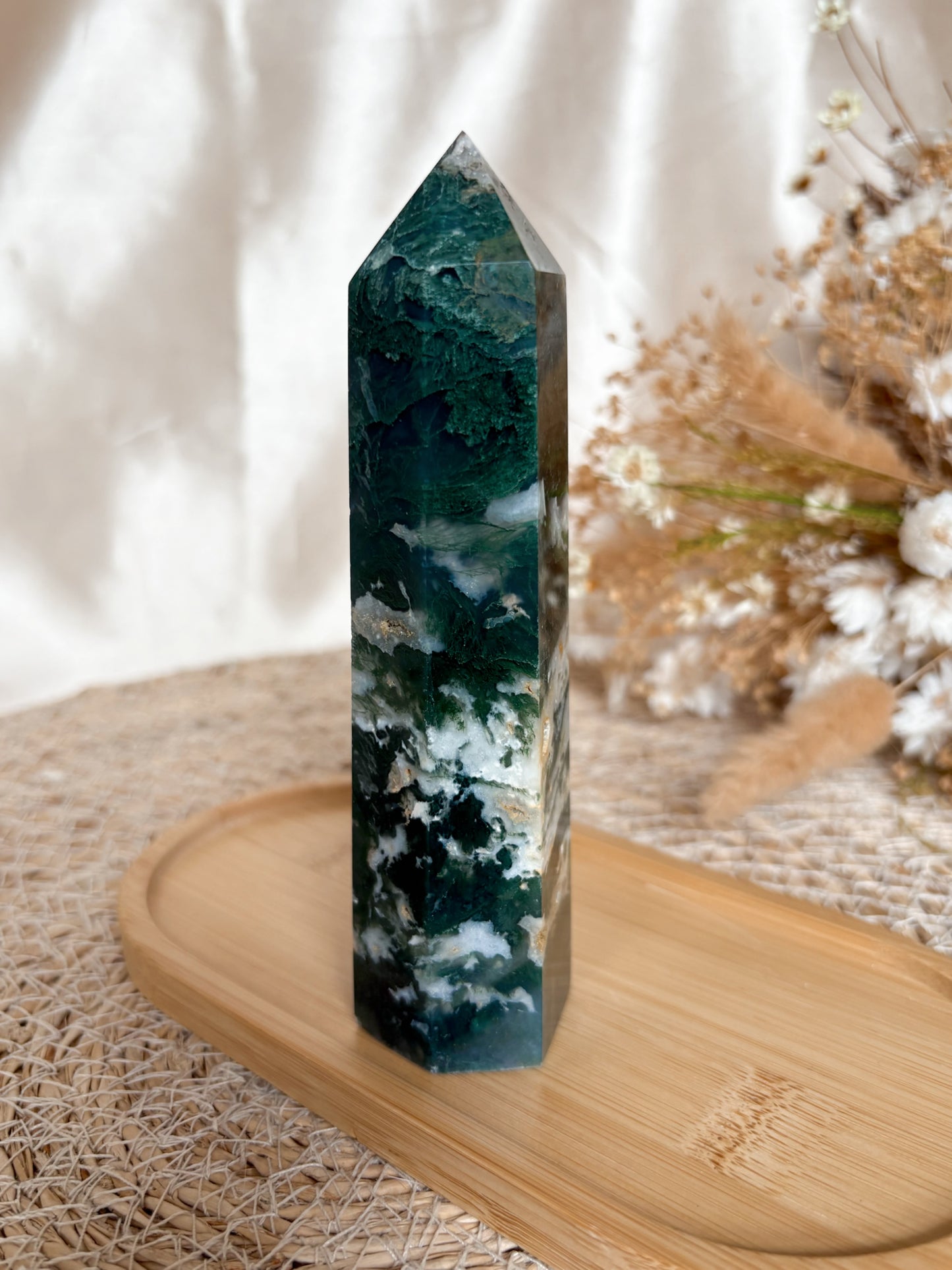 Druzy Moosachat Spitze Nr. 4