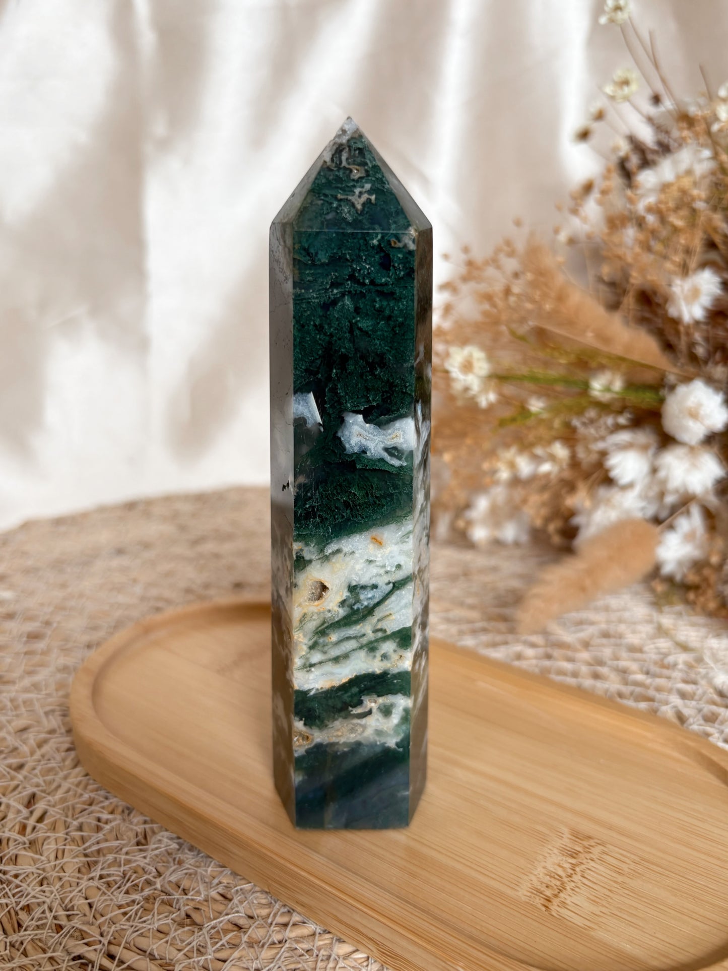 Druzy Moosachat Spitze Nr. 4