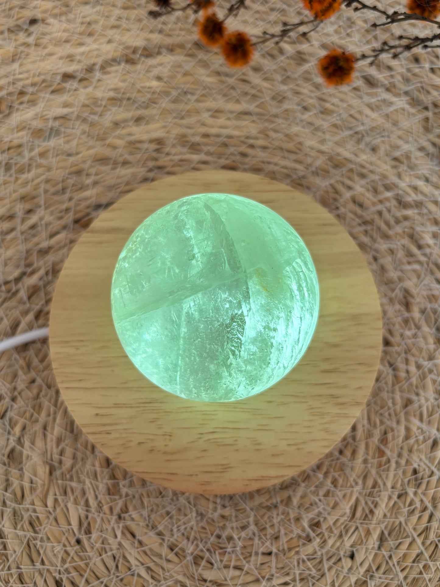 Grüne Fluorit Kugel FG28