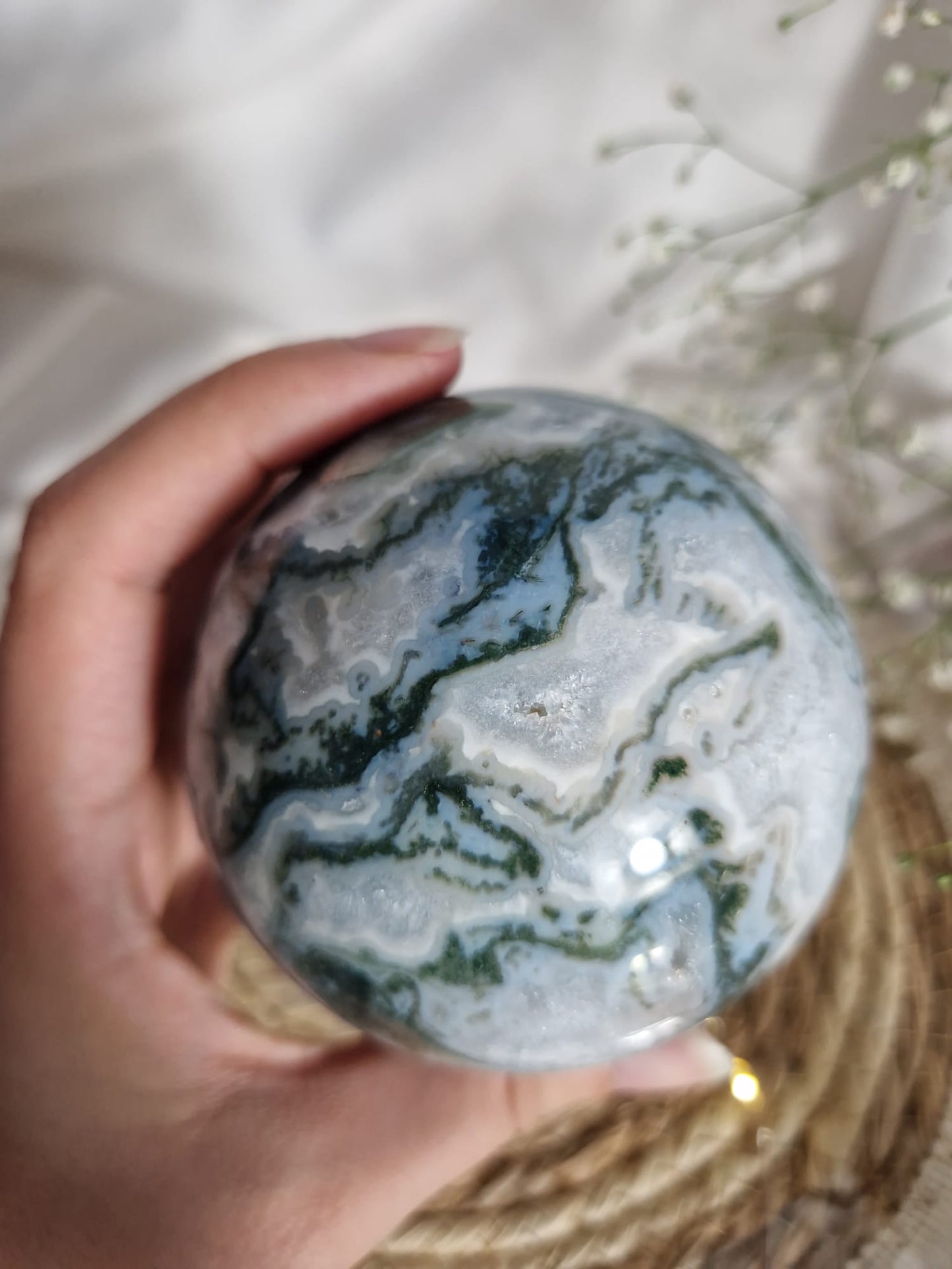 Moosachat Kugel Nr. 3