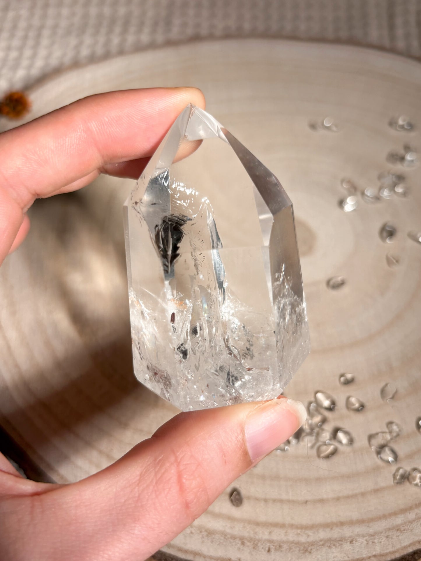Bergkristall Spitze in Extra Qualität Nr. 1