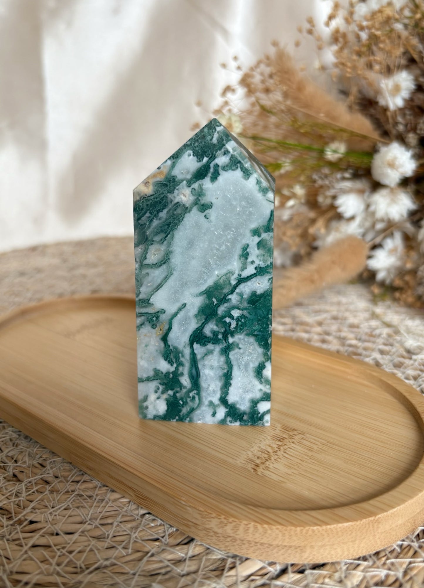 Druzy Moosachat Spitze Nr. 3