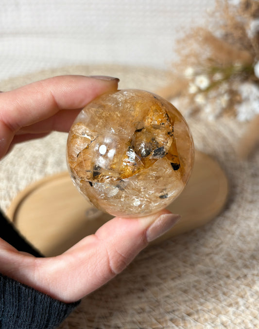 HQ Golden Healer Kugel mit Einschlüssen