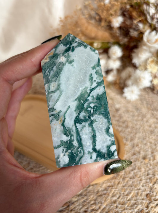 Druzy Moosachat Spitze Nr. 3