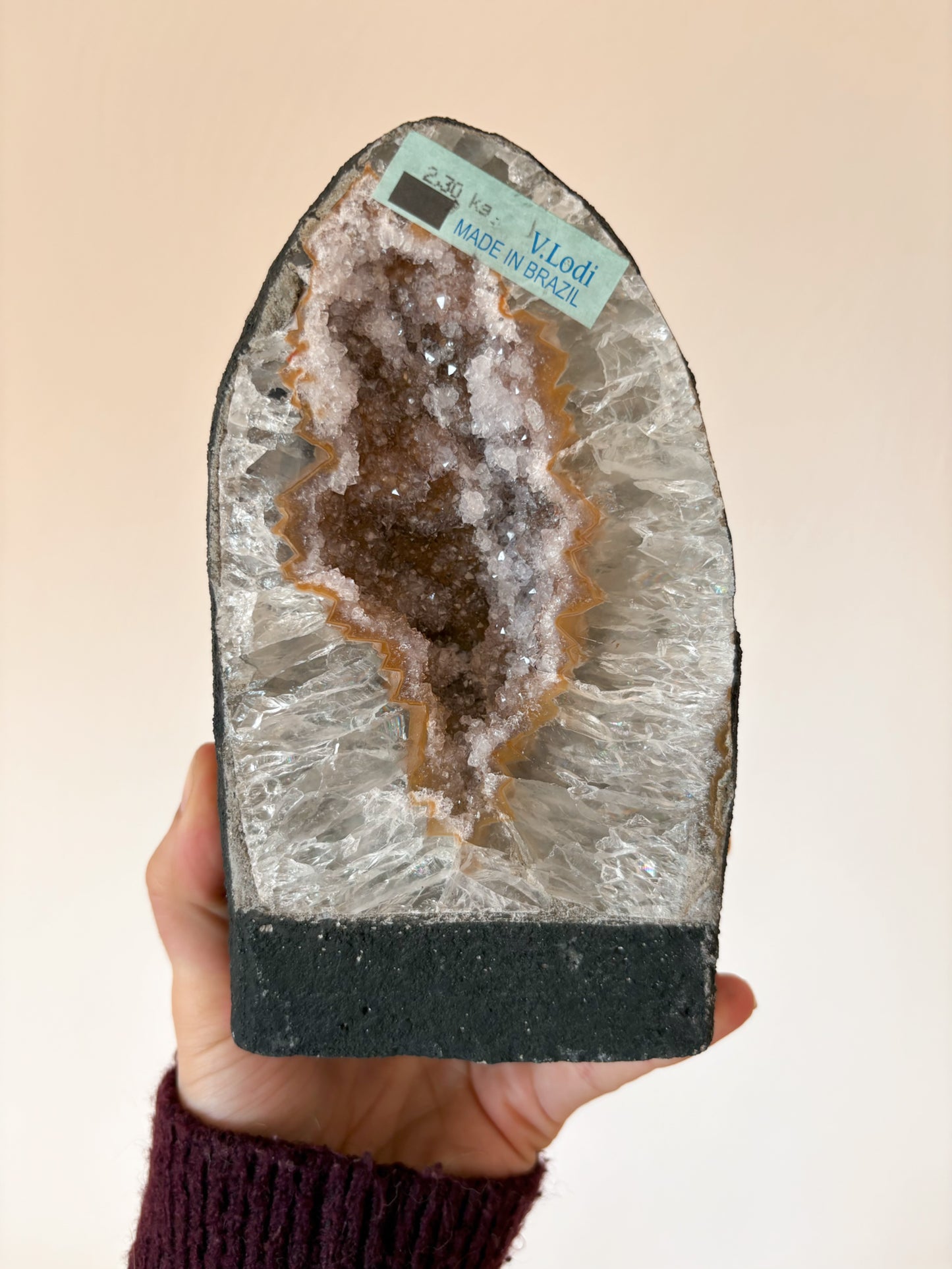 Amethyst x Achat Kathedrale, 2,3kg