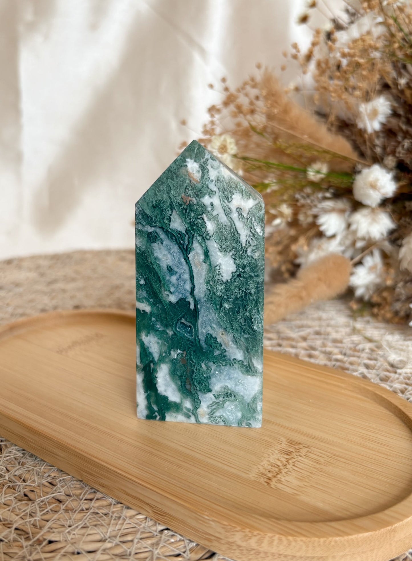 Druzy Moosachat Spitze Nr. 3