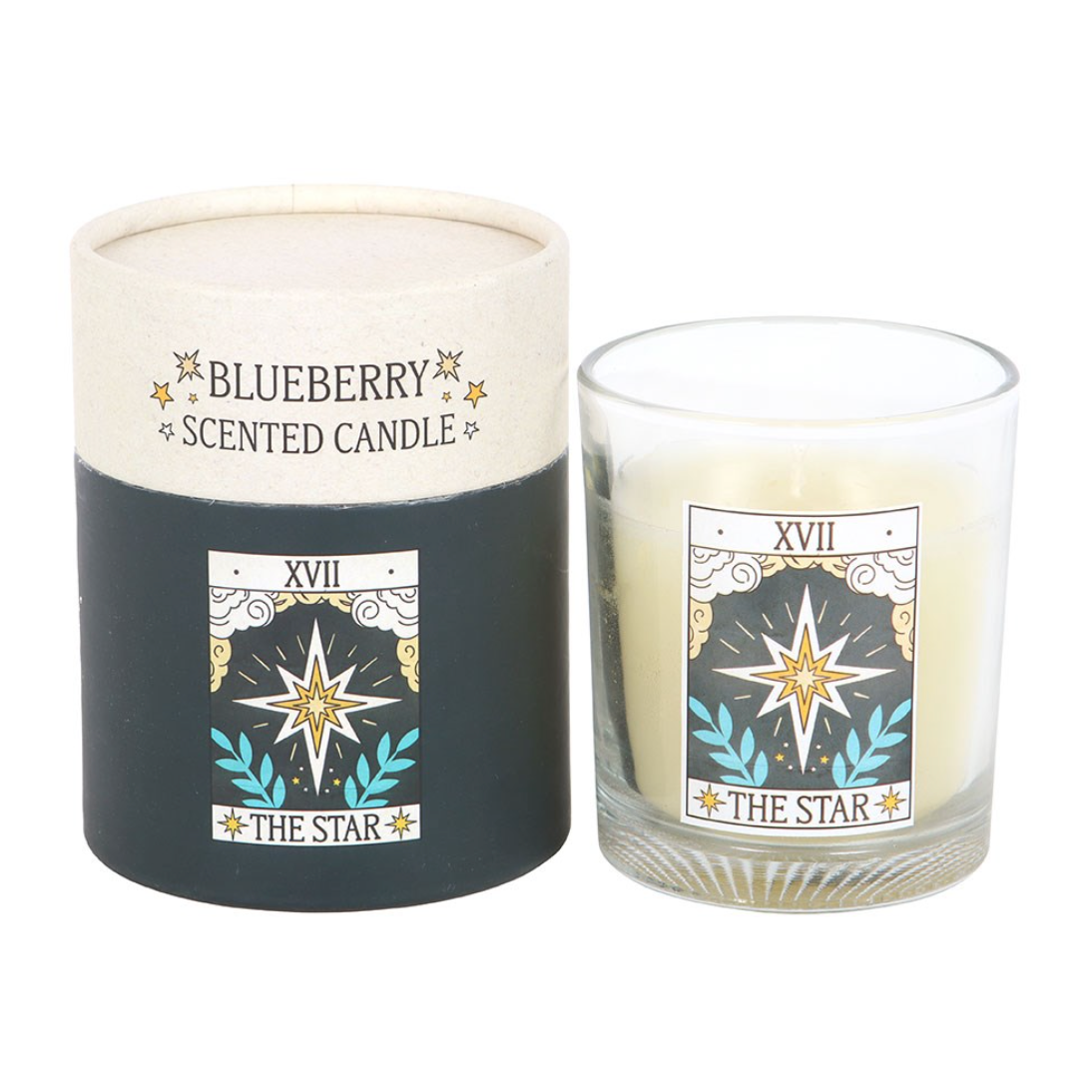 Kerze "The Star" - Blaubeere