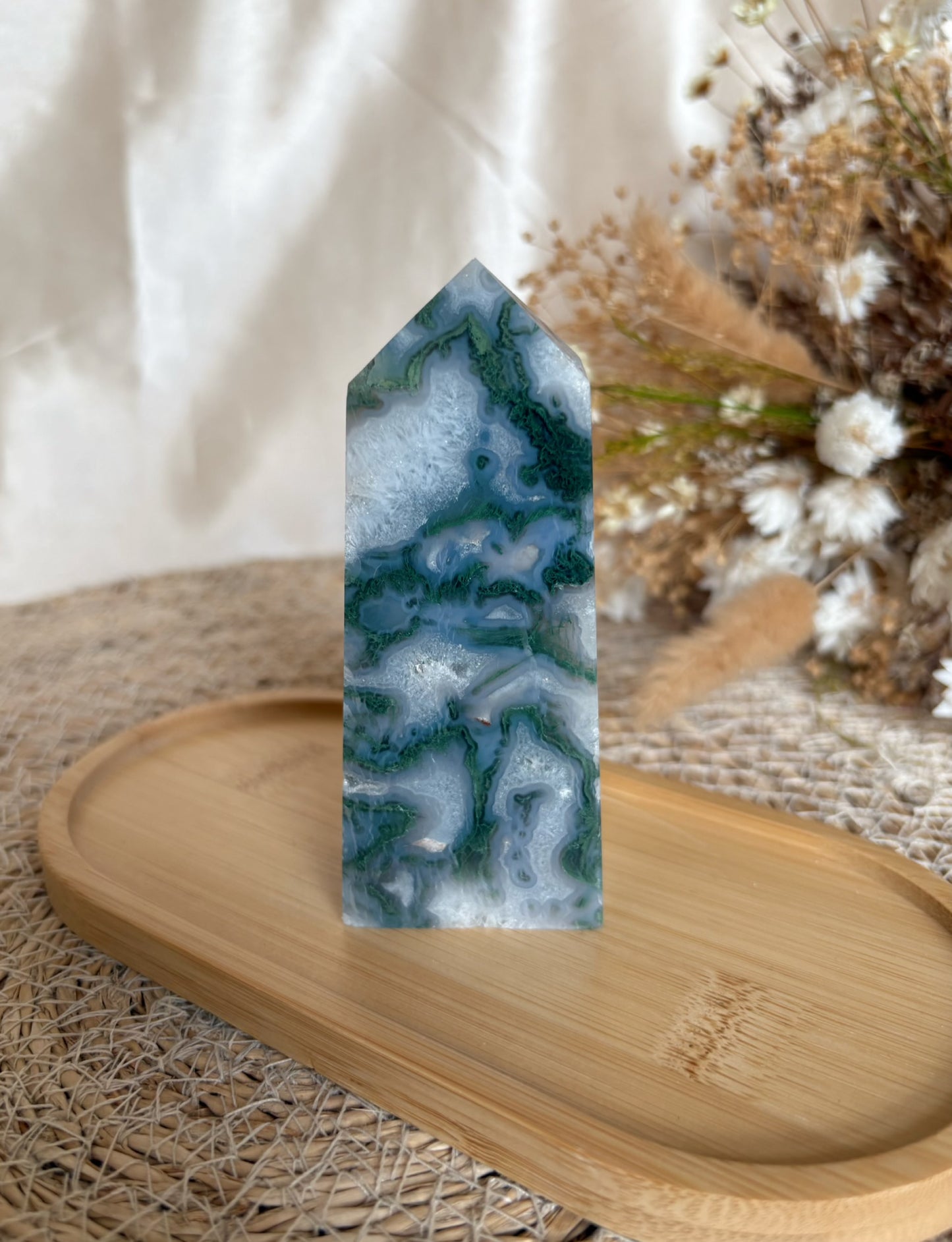 Druzy Moosachat Spitze Nr. 2