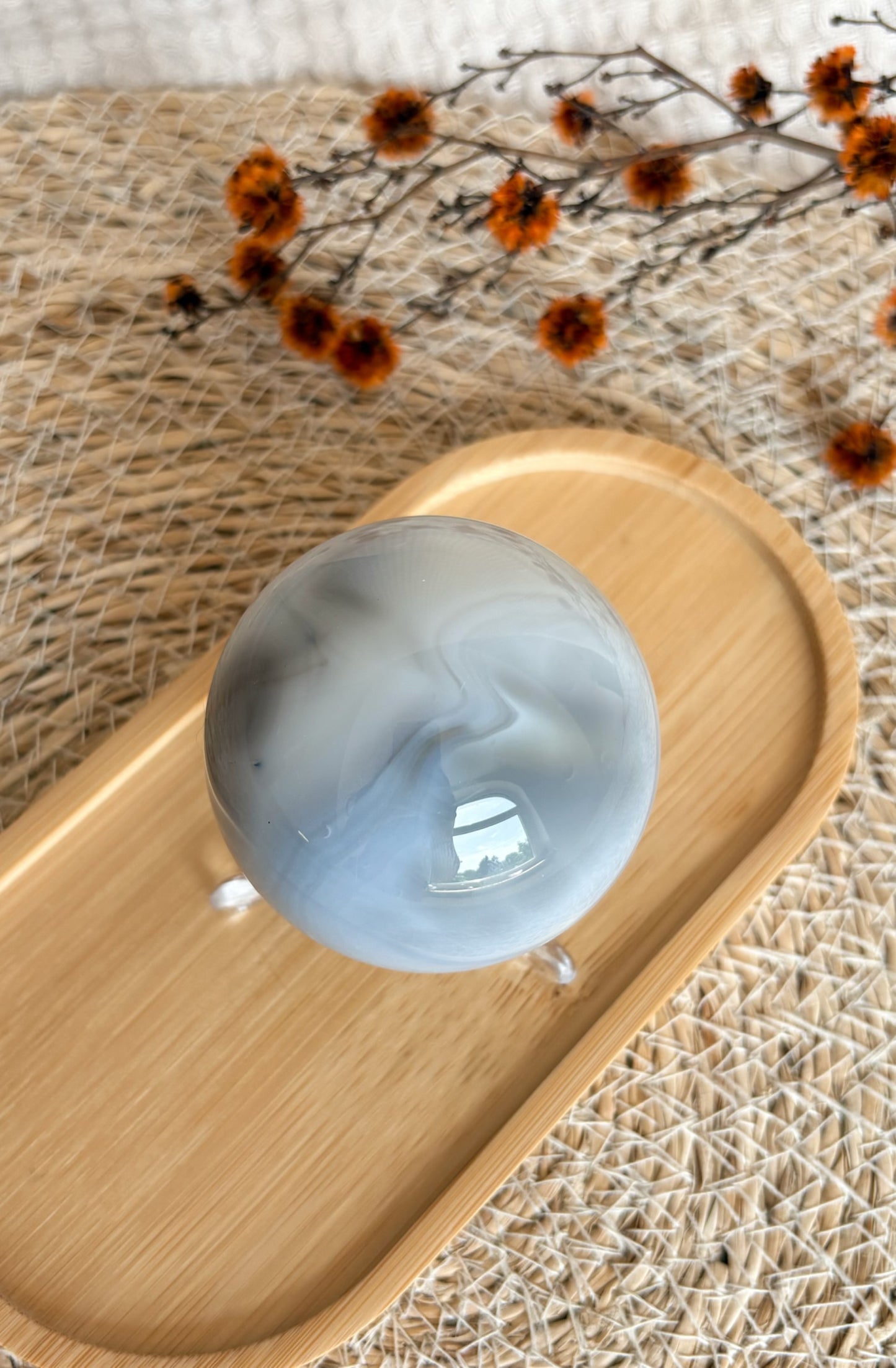 Druzy Achat Kugel AC32