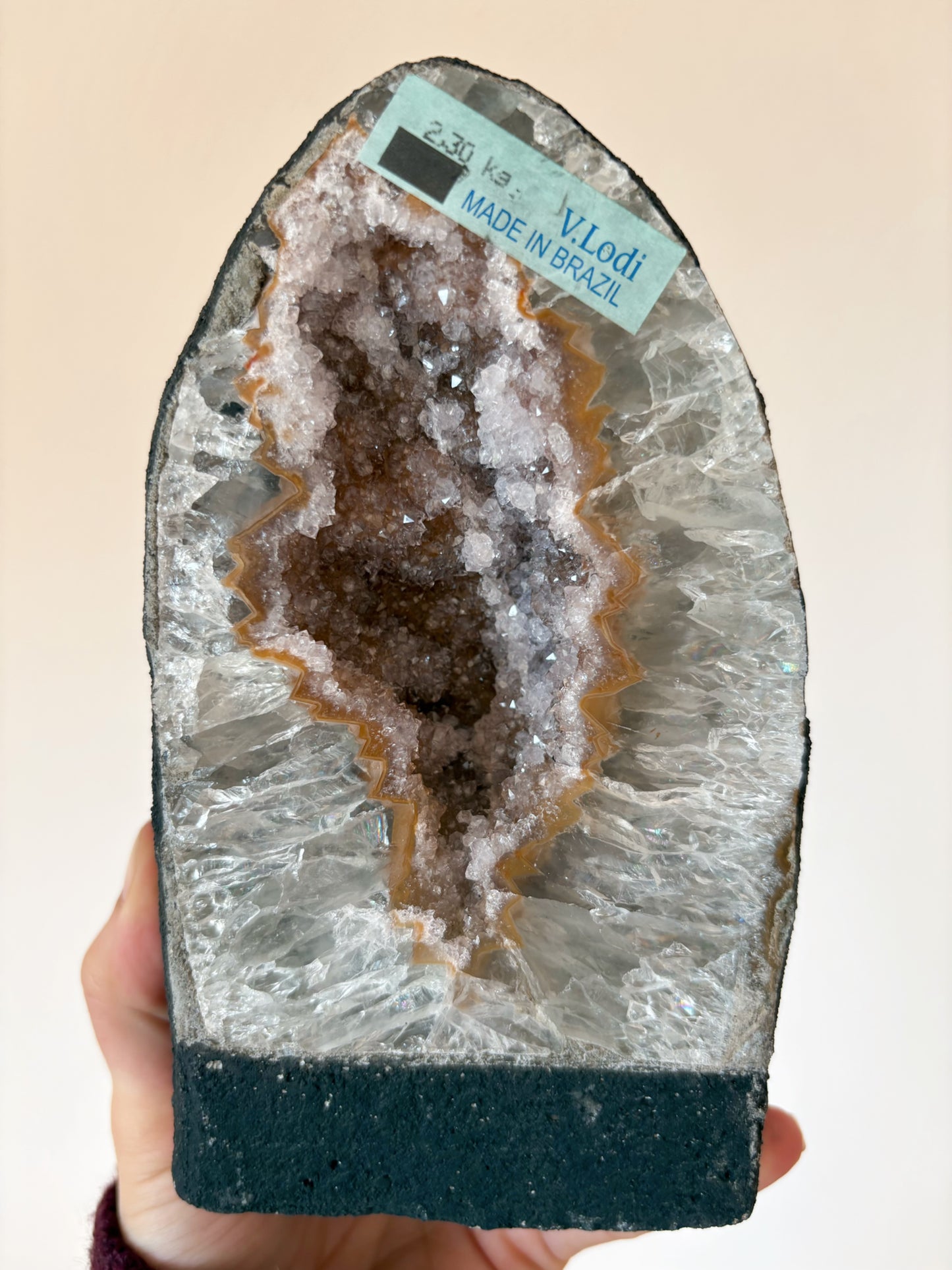 Amethyst x Achat Kathedrale, 2,3kg
